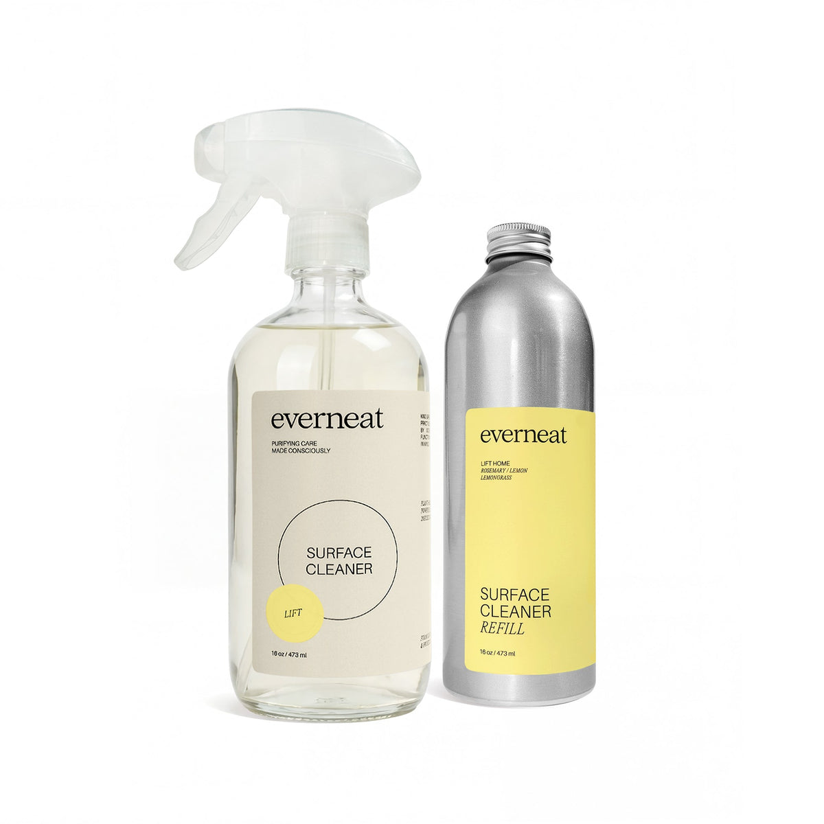 Everneat Surface Cleaner & Refill - Glass Set