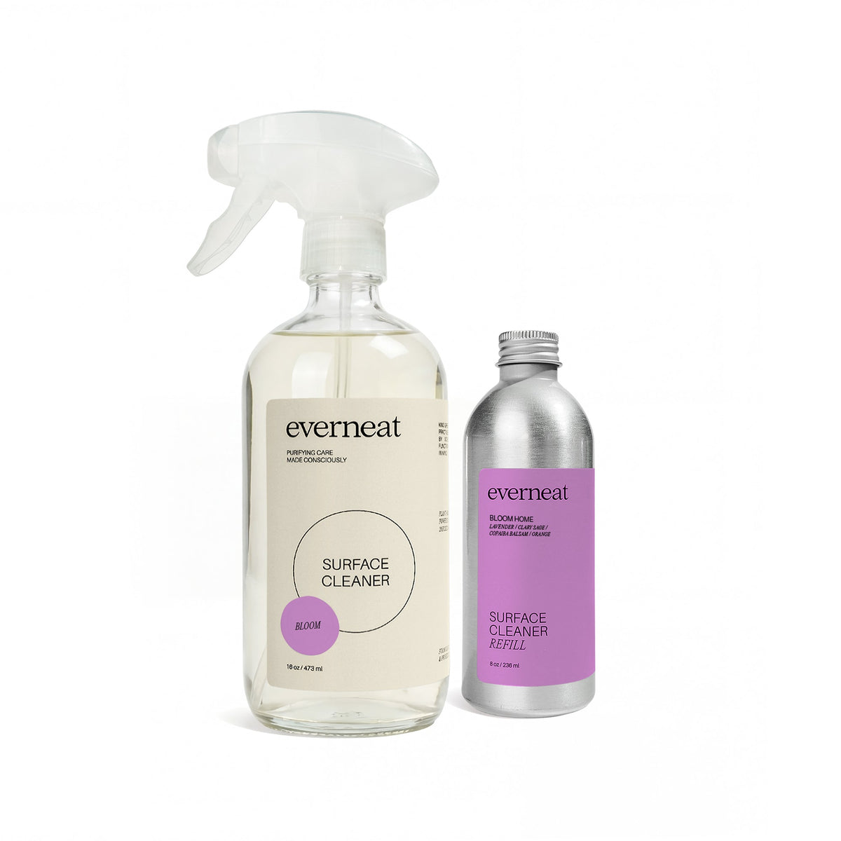 Everneat Surface Cleaner & Refill - Glass Set