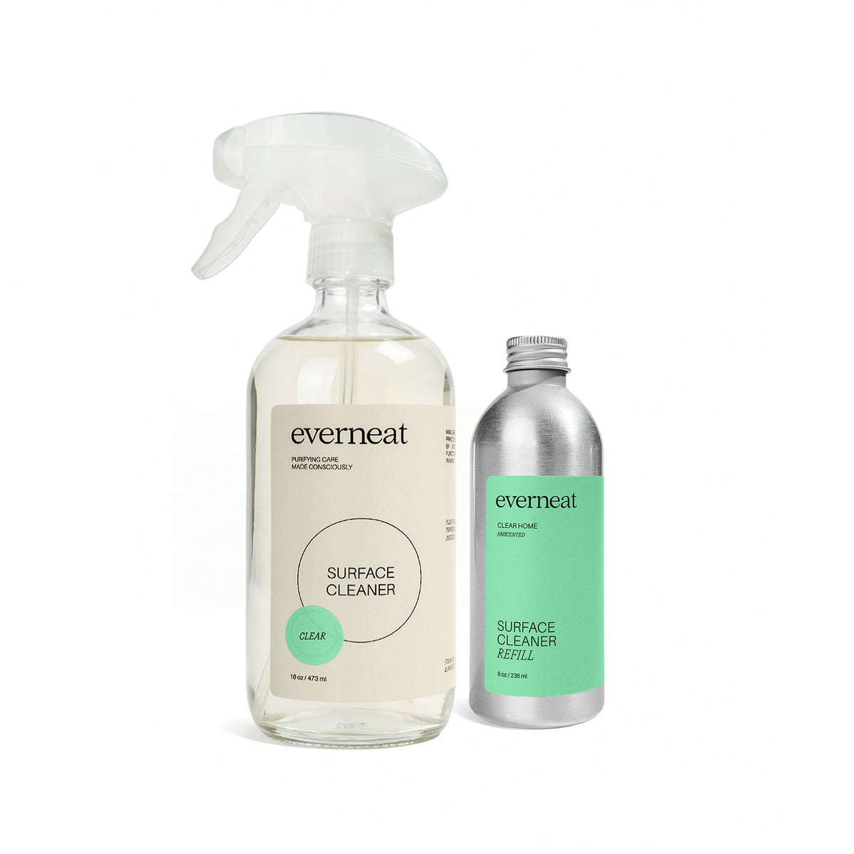 Everneat Surface Cleaner & Refill - Glass Set