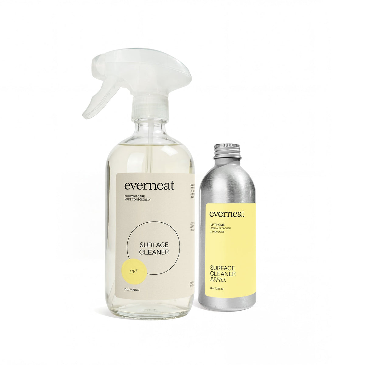 Everneat Surface Cleaner & Refill - Glass Set
