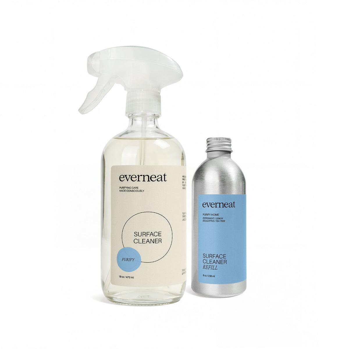 Everneat Surface Cleaner & Refill - Glass Set
