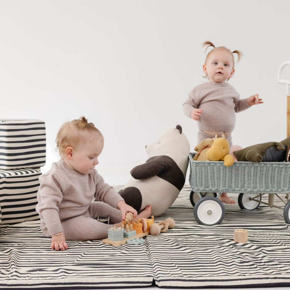 Toki Mats Bold Stripe Organic Cotton Mat