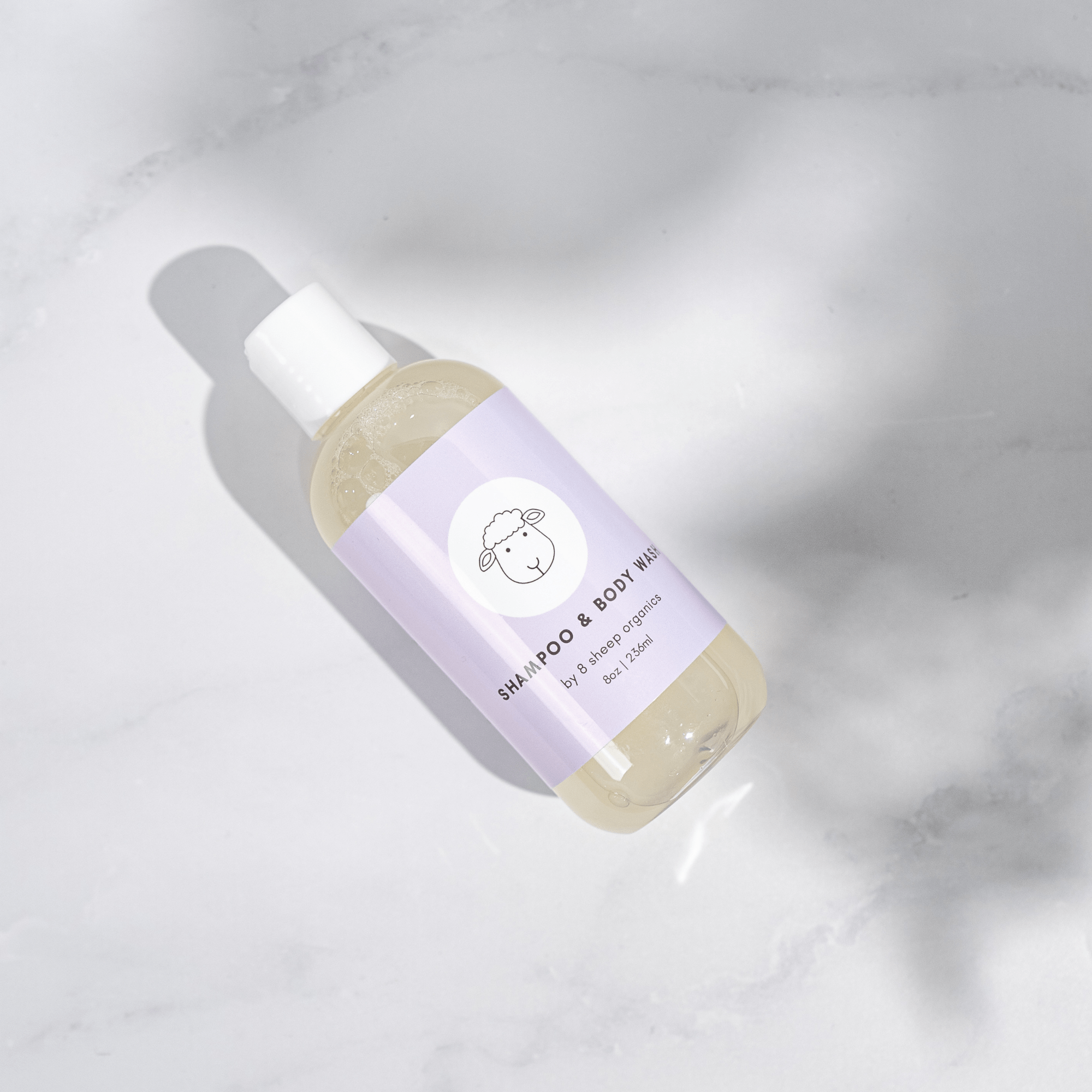 8 Sheep Organics Baby Shampoo & Body Wash - 3 Pack