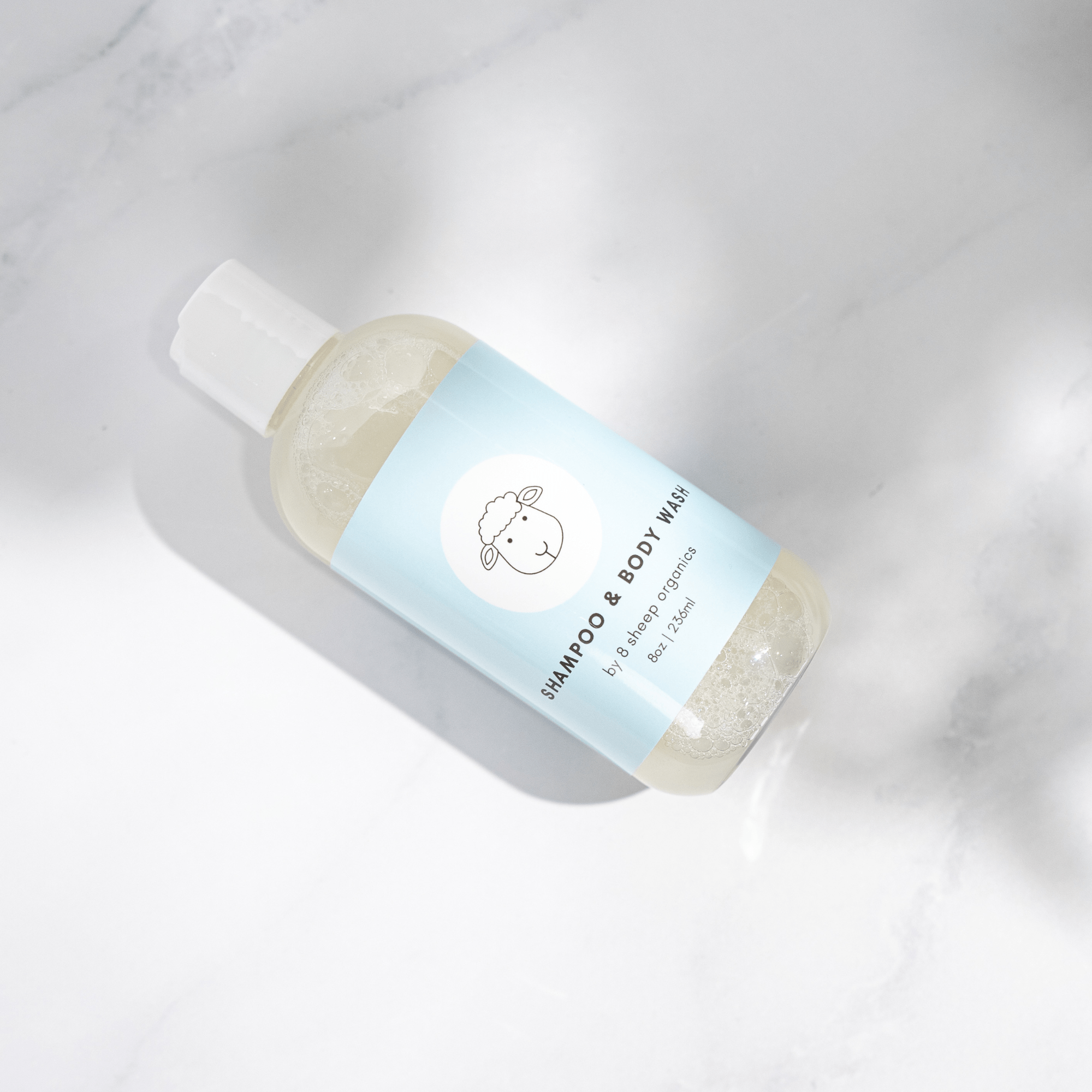 8 Sheep Organics Baby Shampoo & Body Wash - 3 Pack