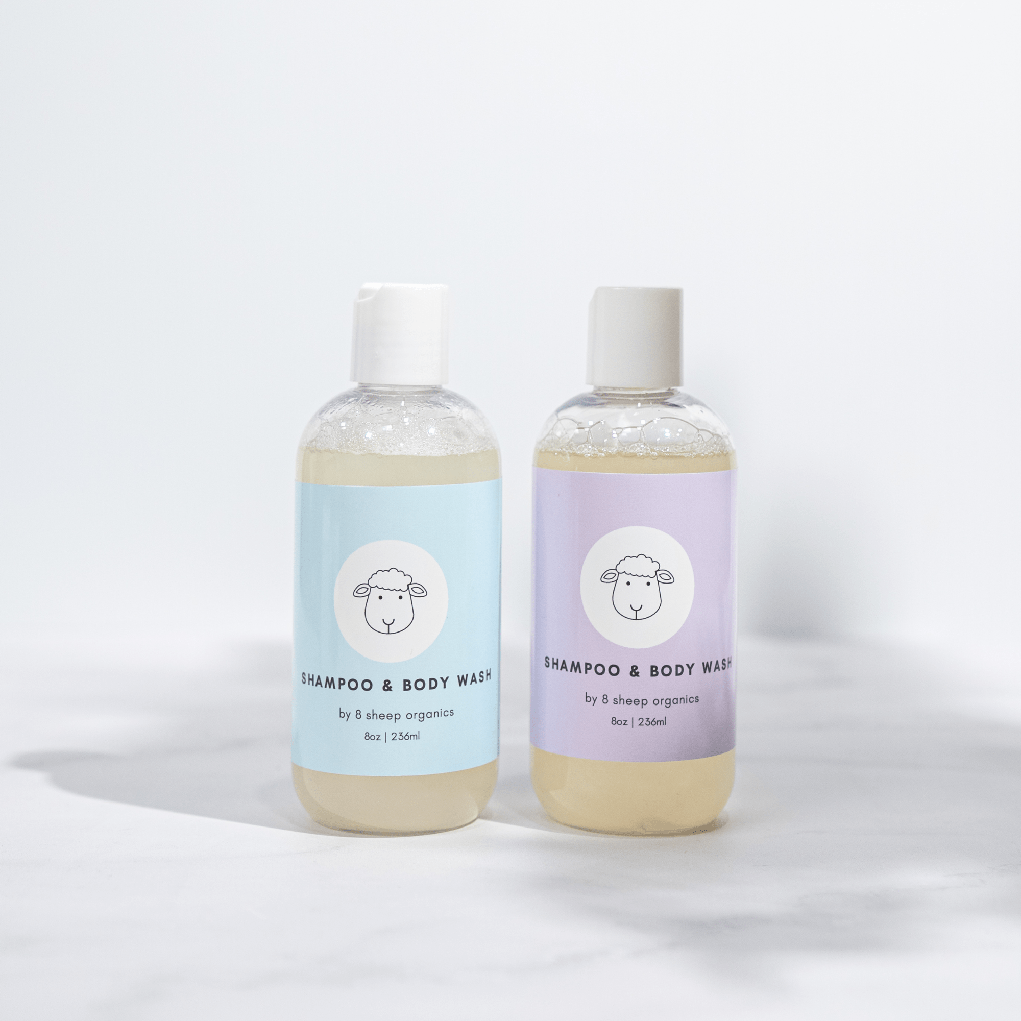 8 Sheep Organics Baby Shampoo & Body Wash - 3 Pack
