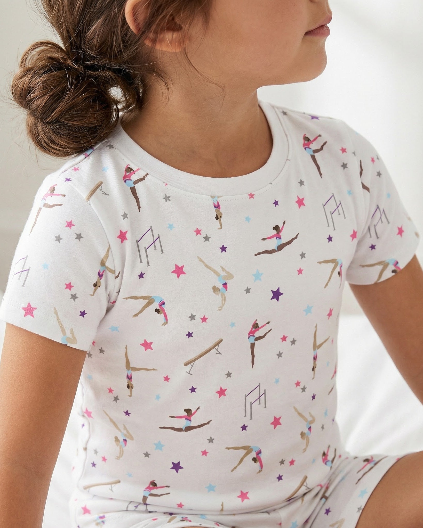 12|12 The Organic Short Sleeve Pajama Set [Gymnastics]