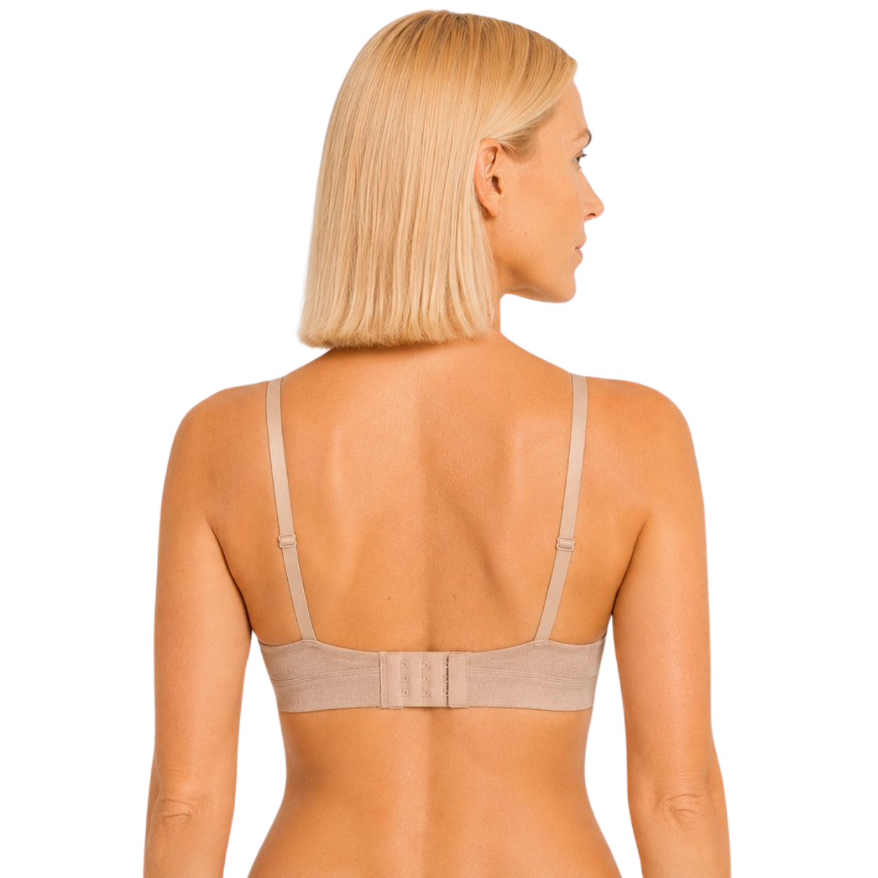 Net Positive Seamless Bra with Removable Pads