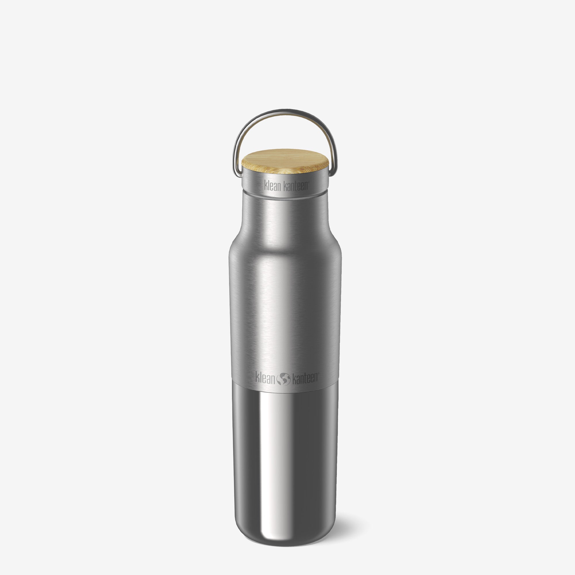 klean kanteen deckel bambus Klean Kanteen 12oz Rise Reflect with Bamboo Cap