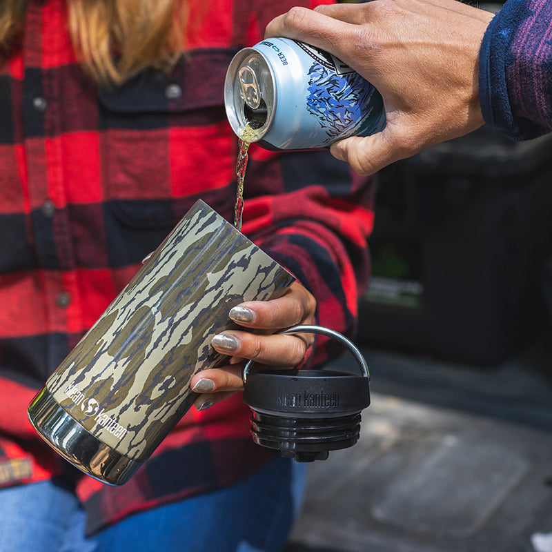 Klean Kanteen 12oz TKWide with Café Cap - Mossy Oak