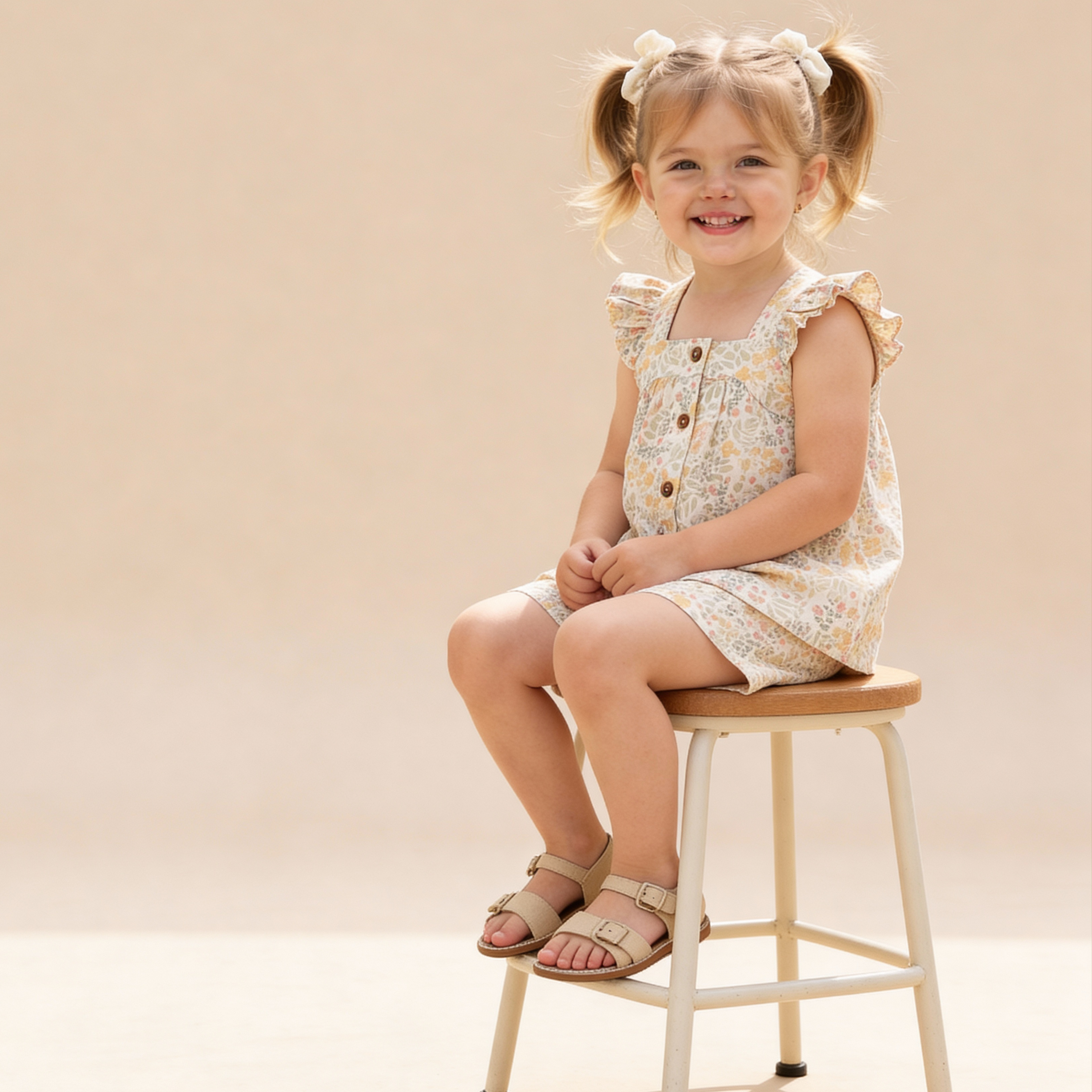 Makemake Organics - Organic Flutter Top & Shorts Set - Bloomfield