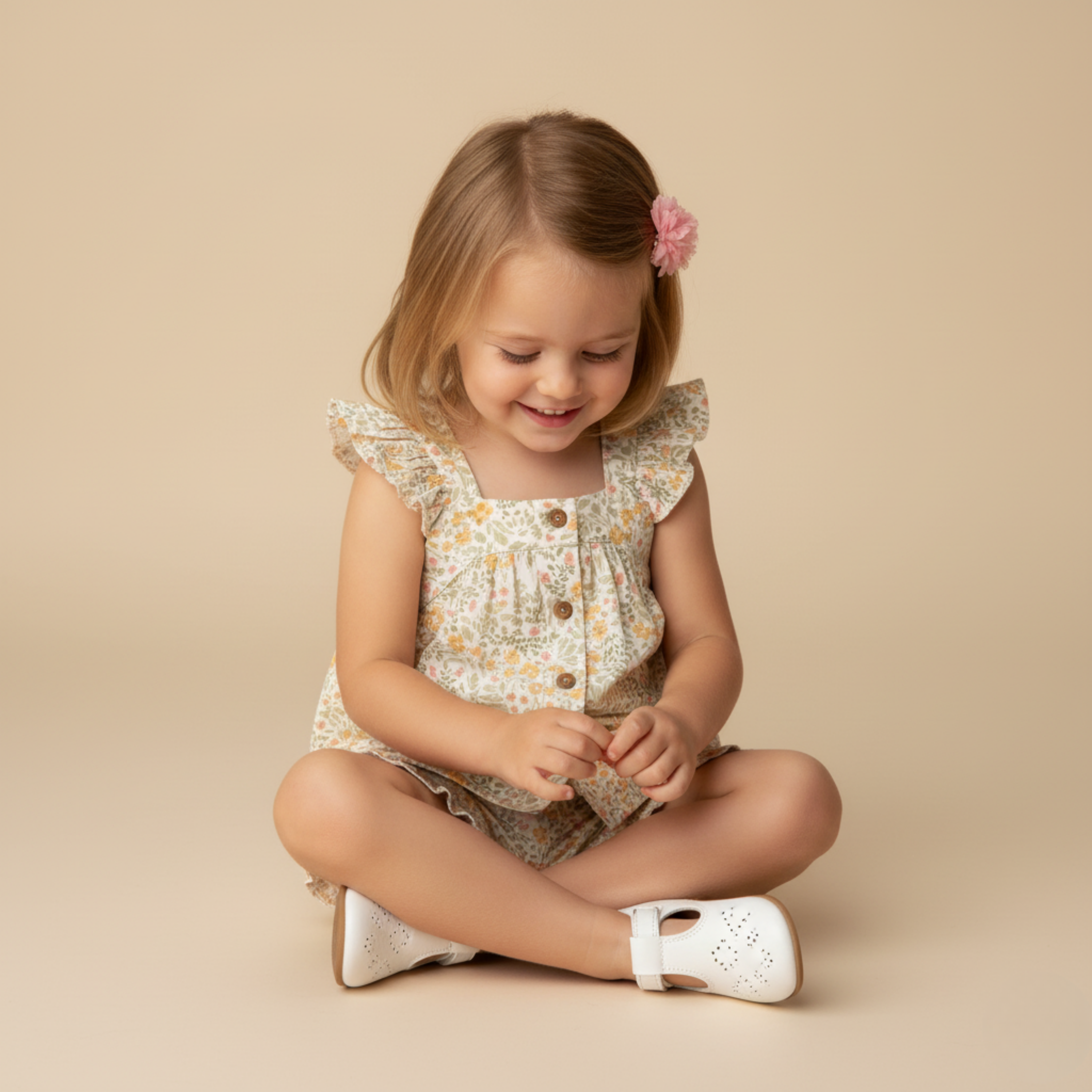 Makemake Organics - Organic Flutter Top & Shorts Set - Bloomfield