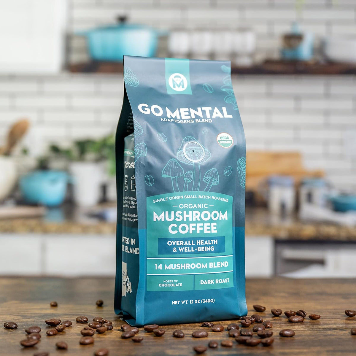 GO MENTAL 14 mushroom coffee blend — product image 4
