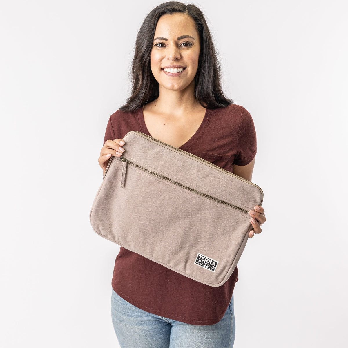 Terra Thread Erdig Organic Cotton Laptop Sleeve — 15 inch
