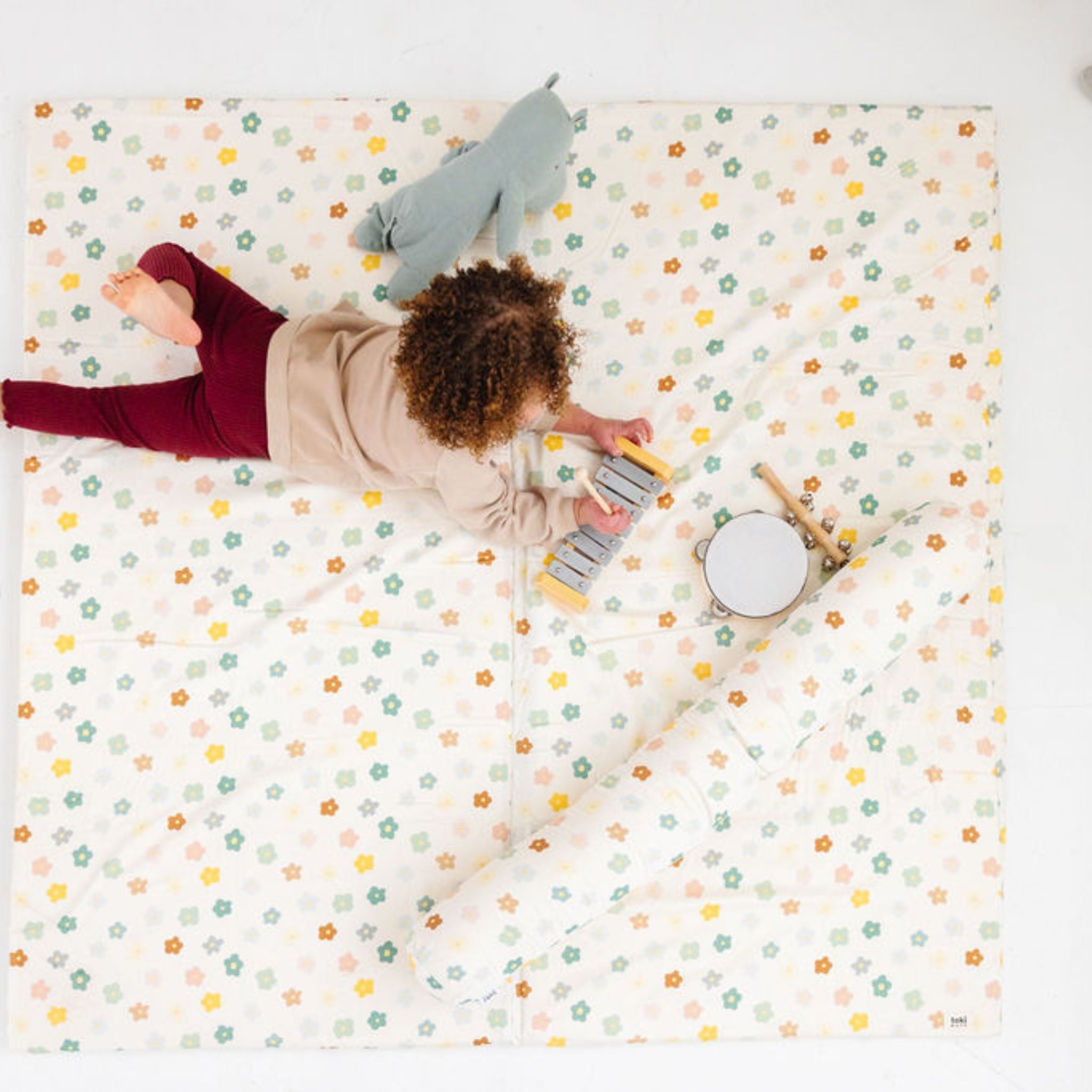 Toki Mats Playful Posies Organic Cotton Mat