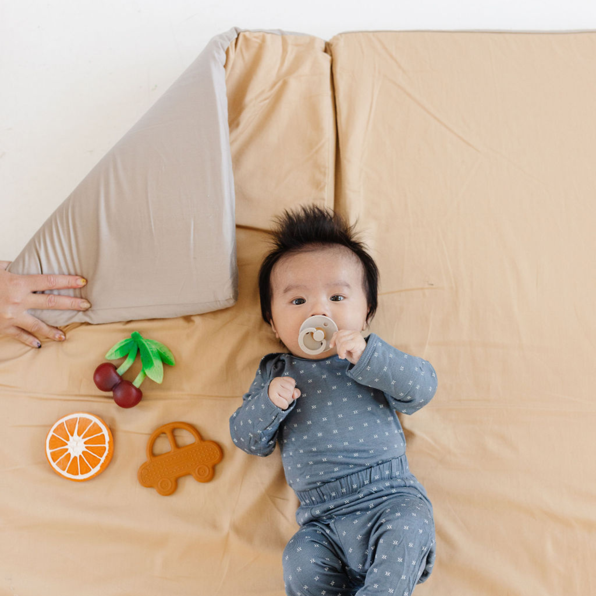 Toki Mats Cloud + Sandcastle Organic Cotton Mat