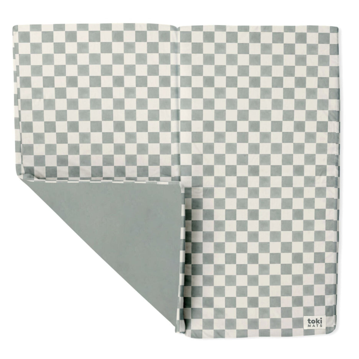 Toki Mats Checker Matcha Organic Cotton Mat