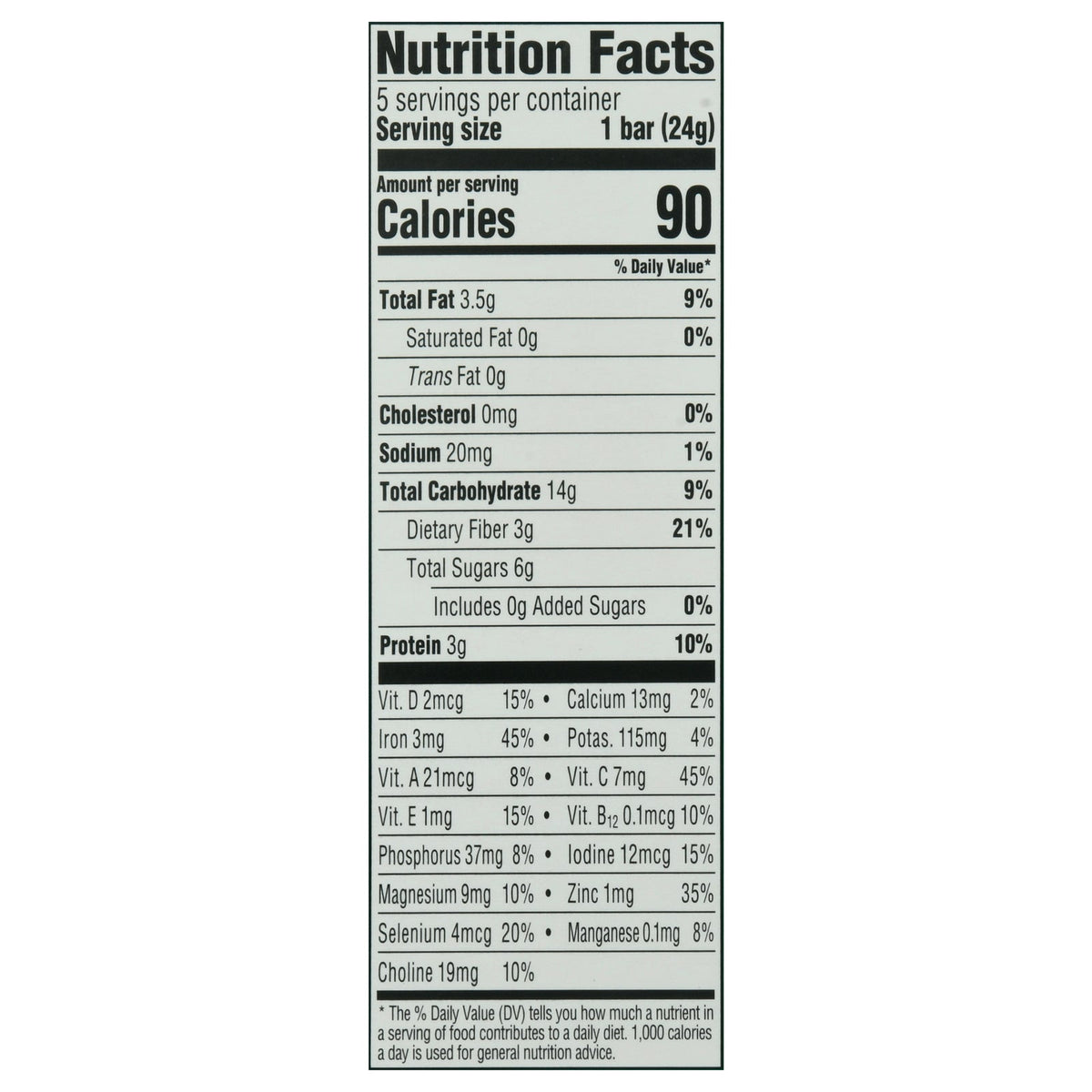 Cerebelly Smart Bar With Apples & Kale | 4.2 Oz | Case of 6