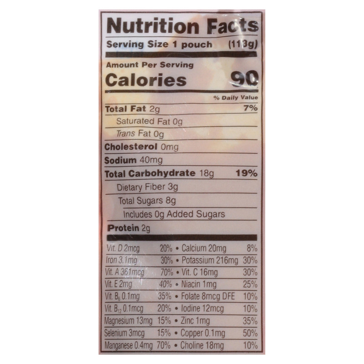 Cerebelly Sweet Pot Peach Mango Puree 4 Oz Pouch - Case of 6