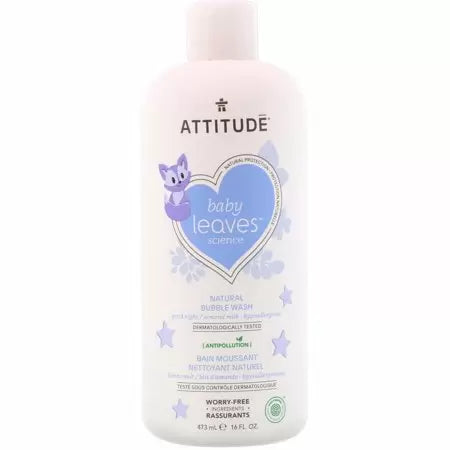 Attitude Calming Nighttime Baby Bubble Wash - 16 Oz