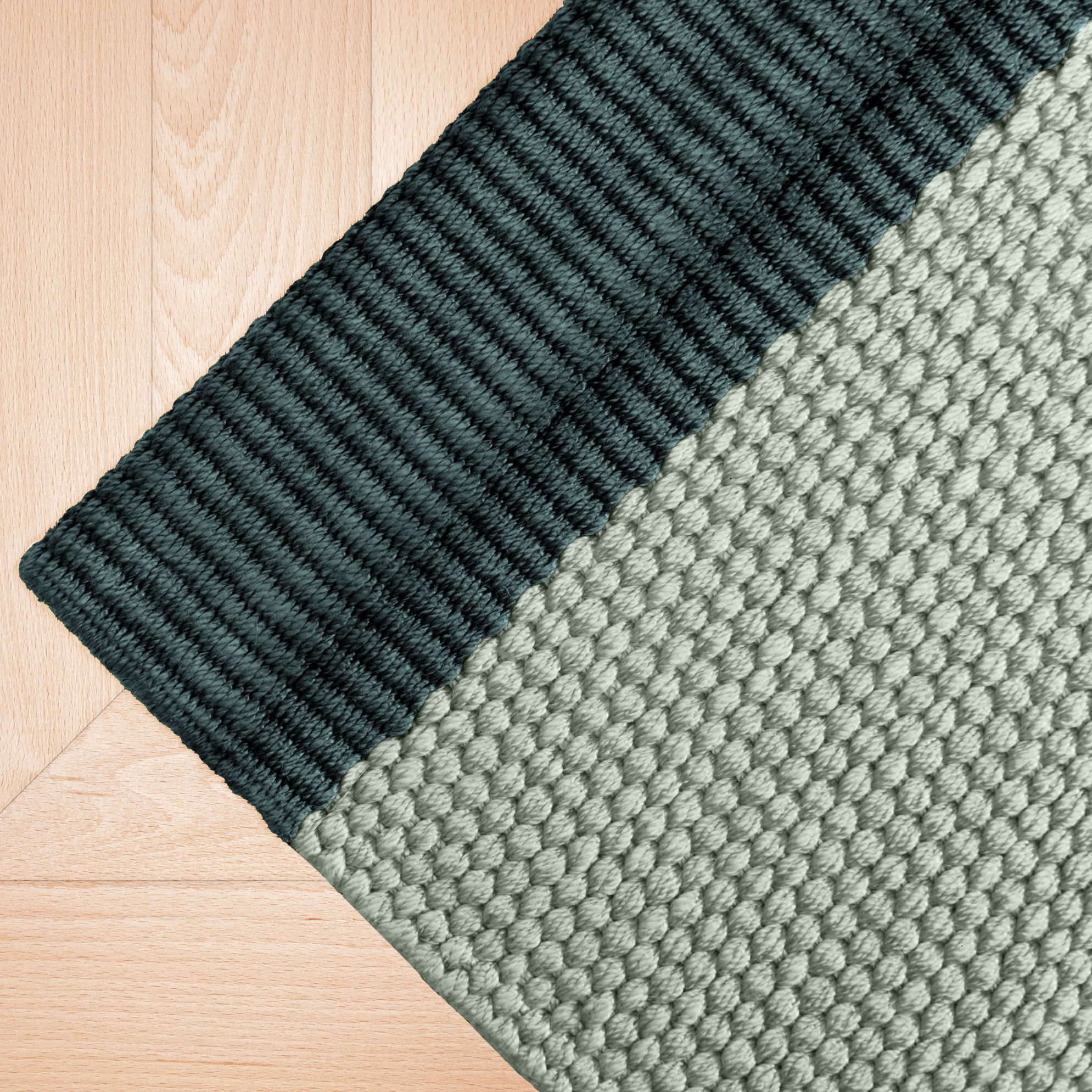Ettitude Luxe Bamboo 2-Tone Rug