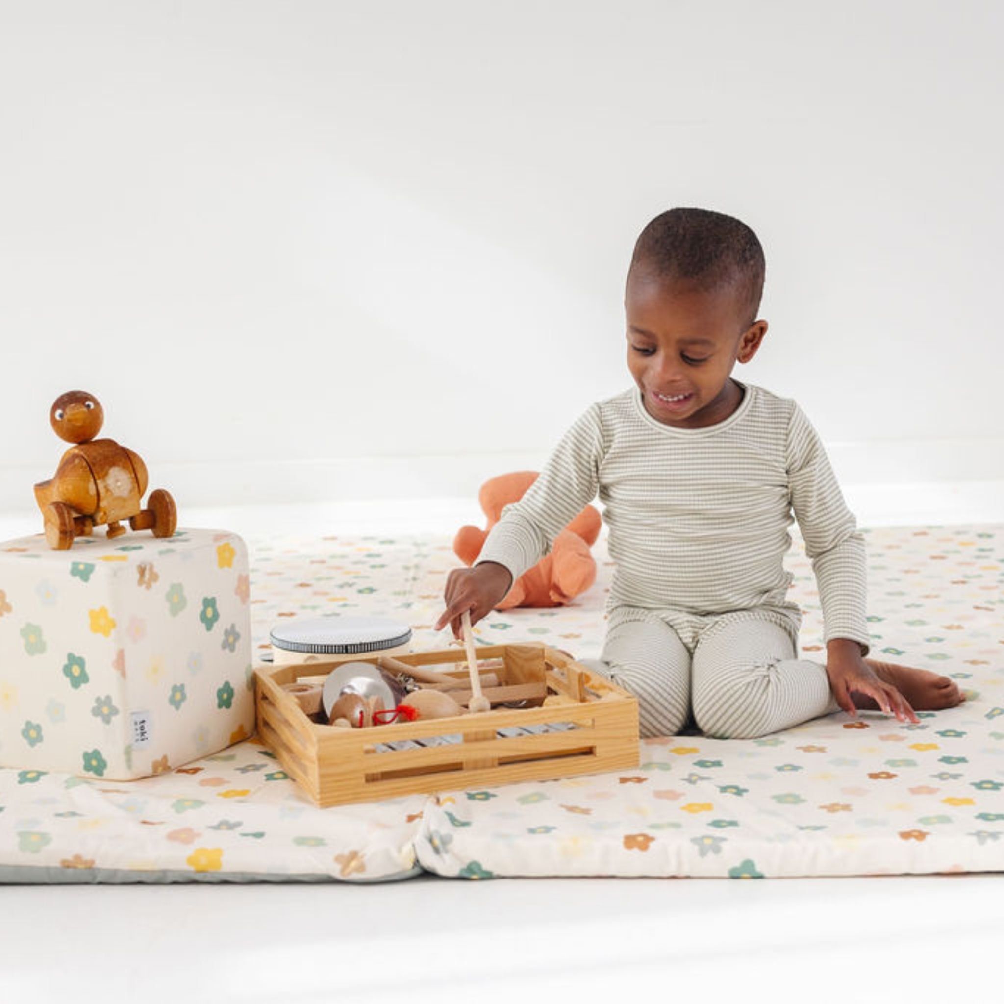Toki Mats Playful Posies Organic Cotton Mat