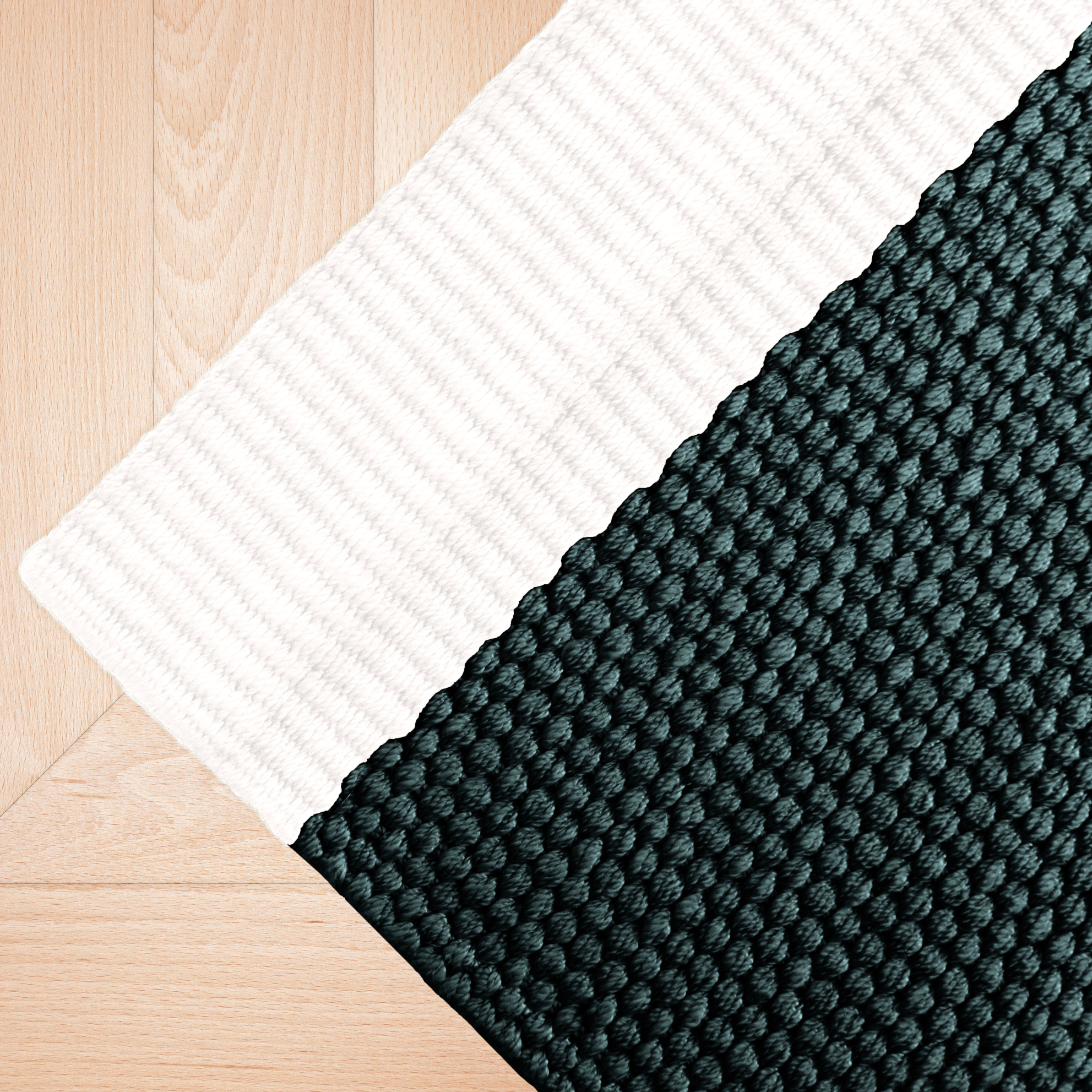 Ettitude Luxe Bamboo 2-Tone Rug