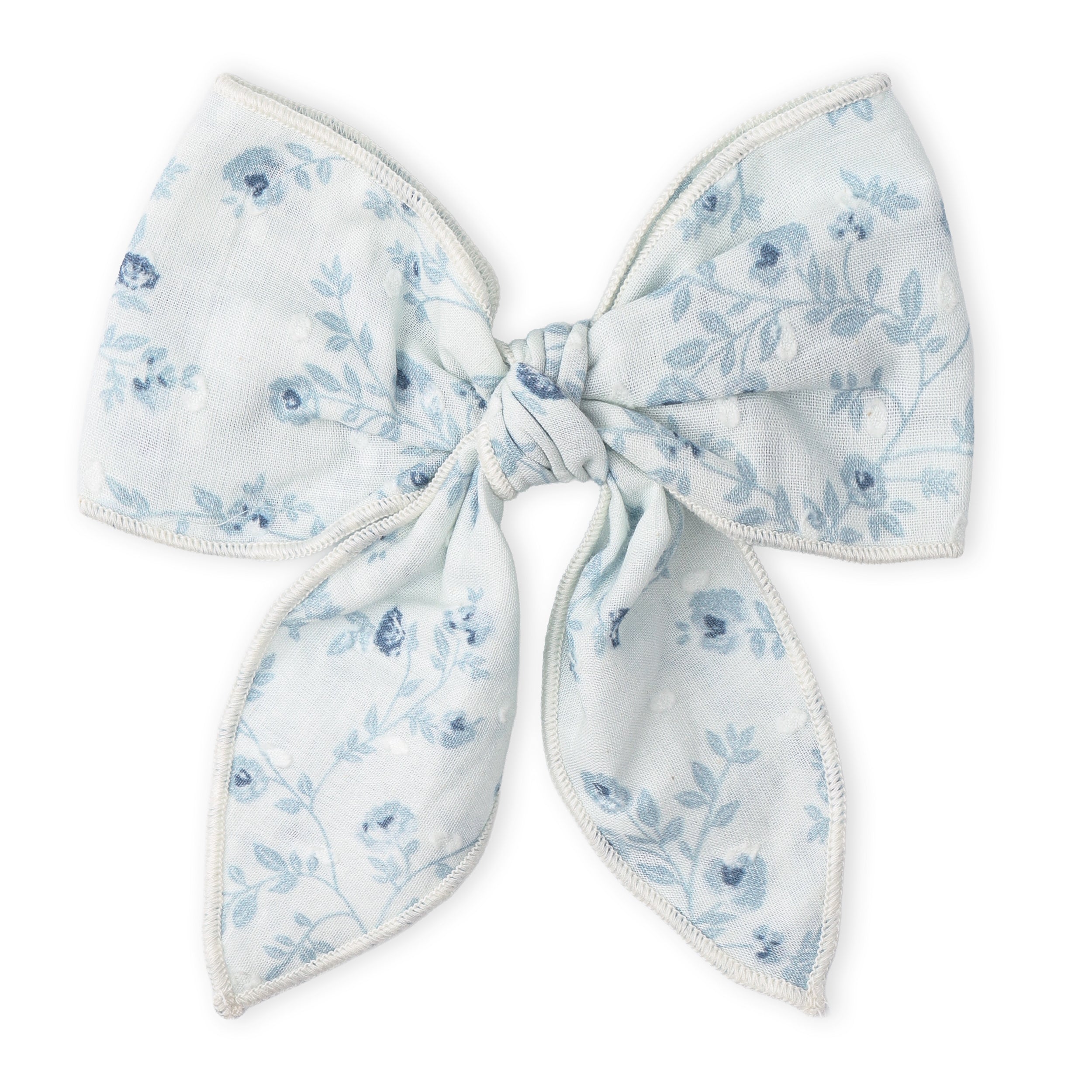 Makemake Organics - Organic Hair Bow Clip - Ivy Floral