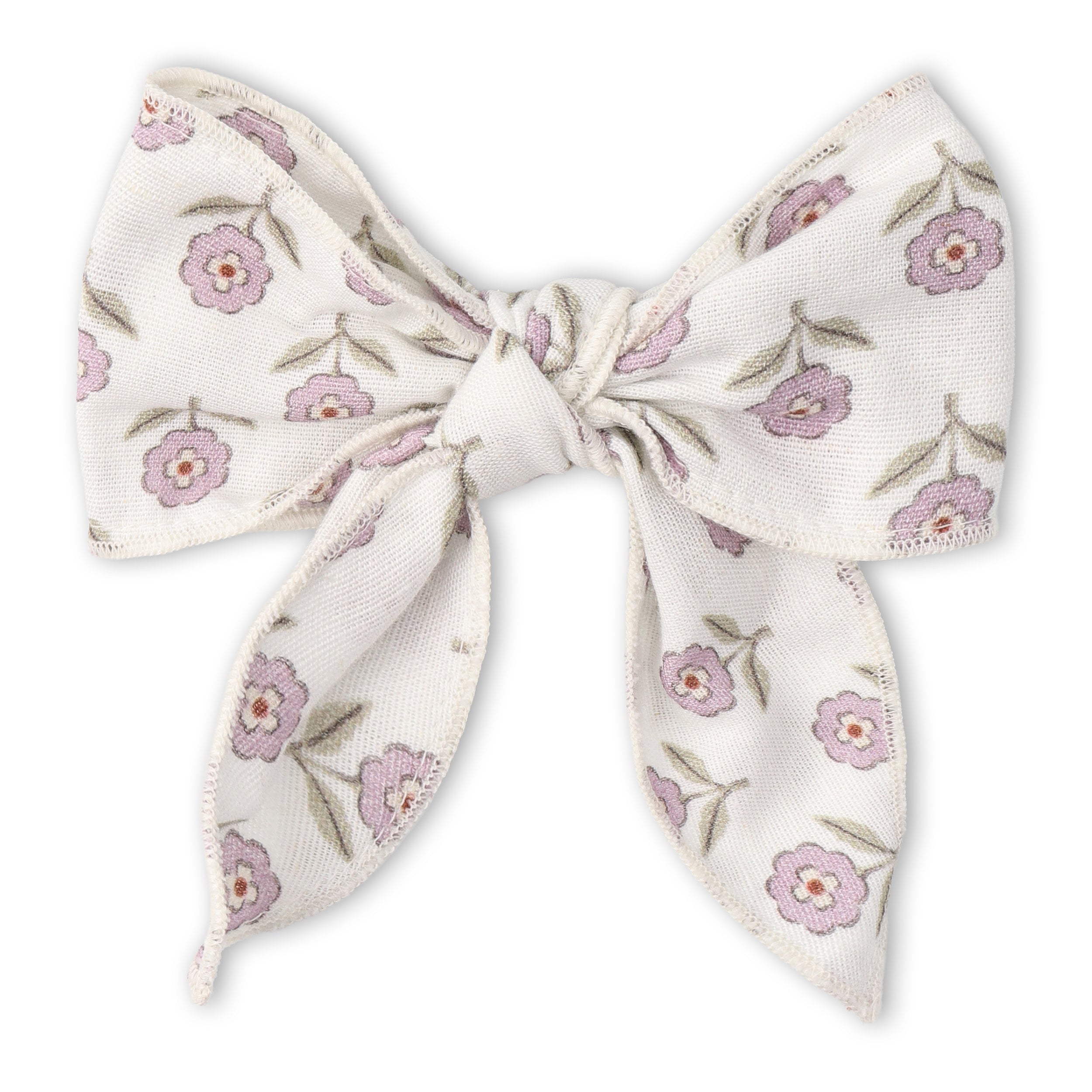 Makemake Organics - Organic Hair Bow Clip - Lavender