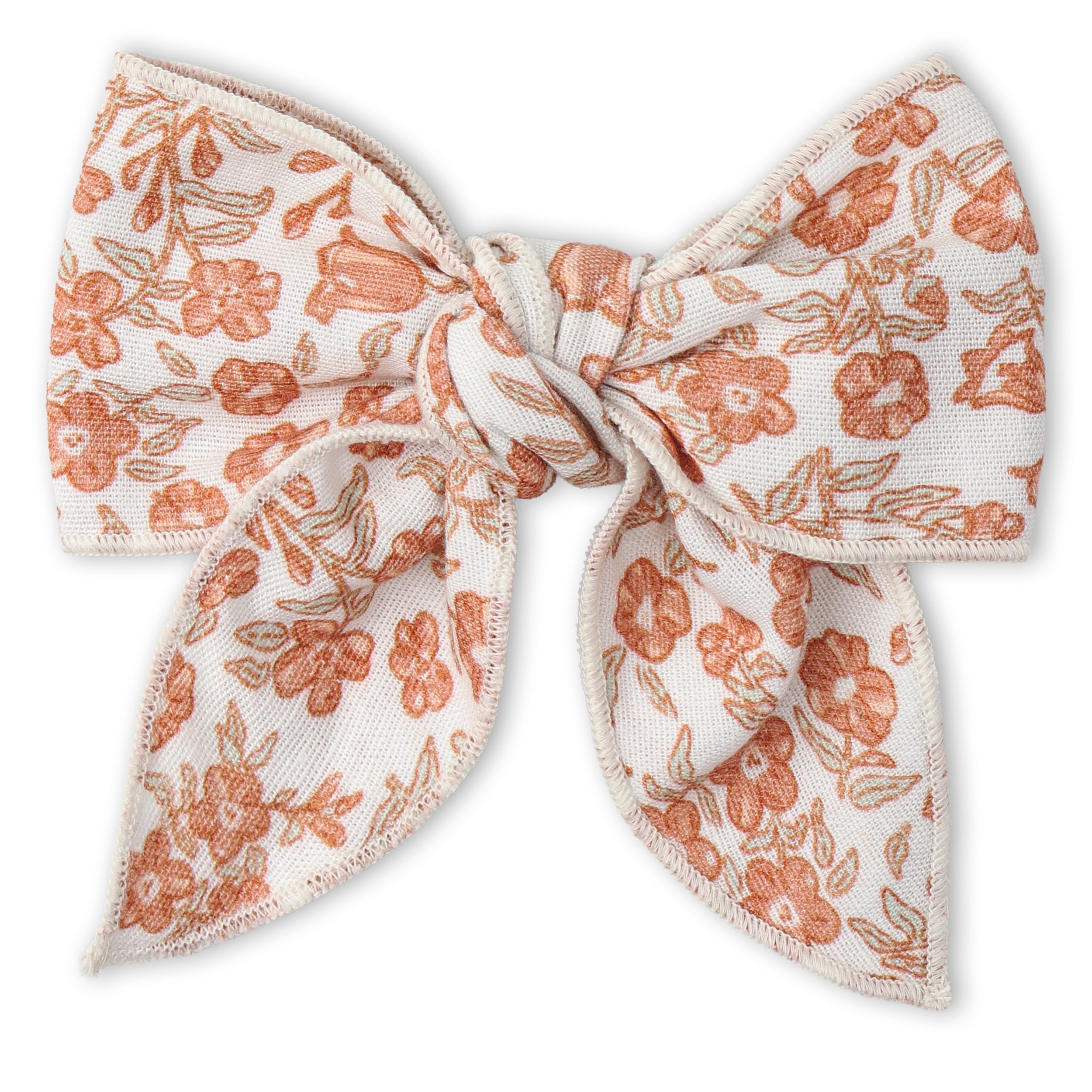 Makemake Organics - Organic Hair Bow Clip - Sienna