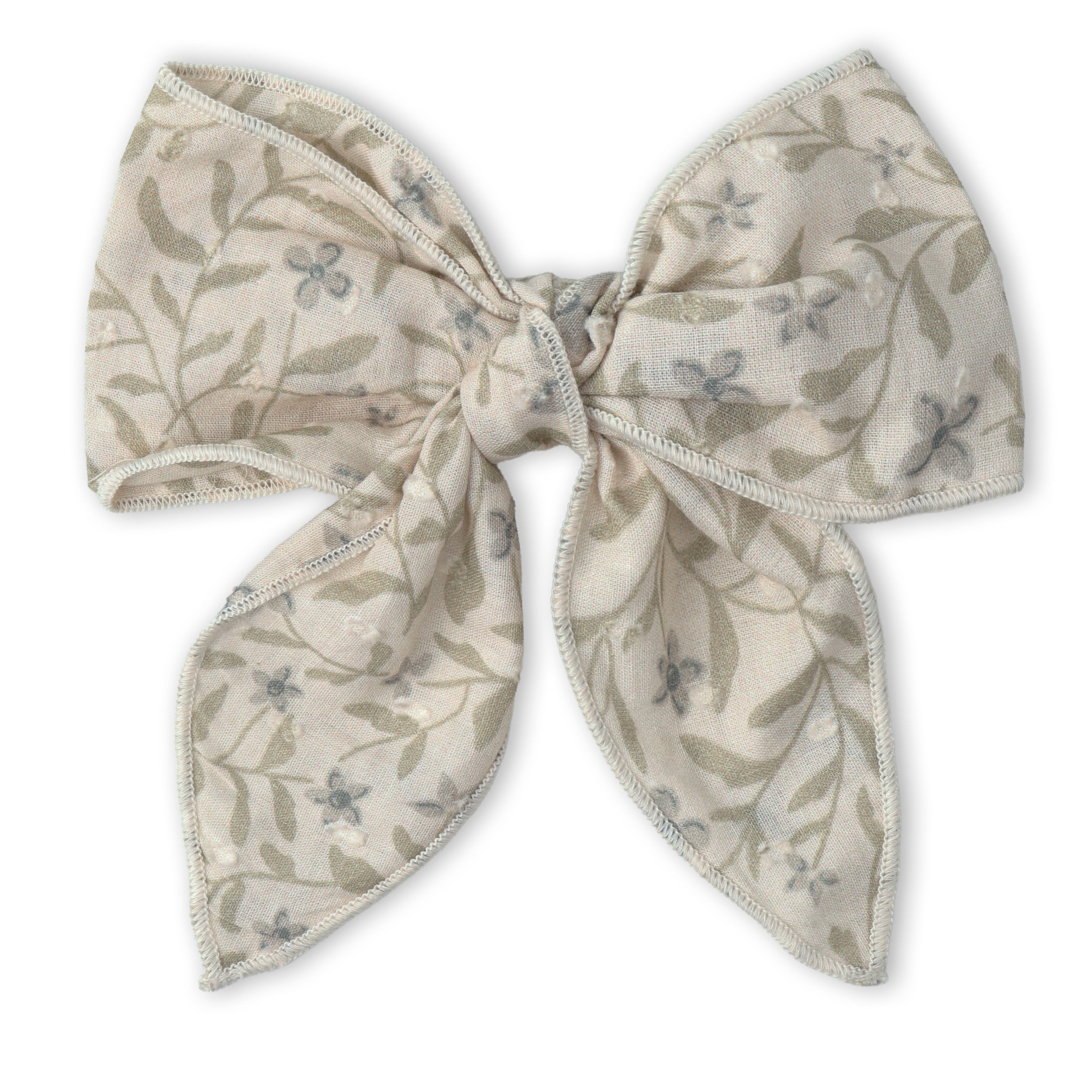 Makemake Organics - Organic Hair Bow Clip - Bluebelle
