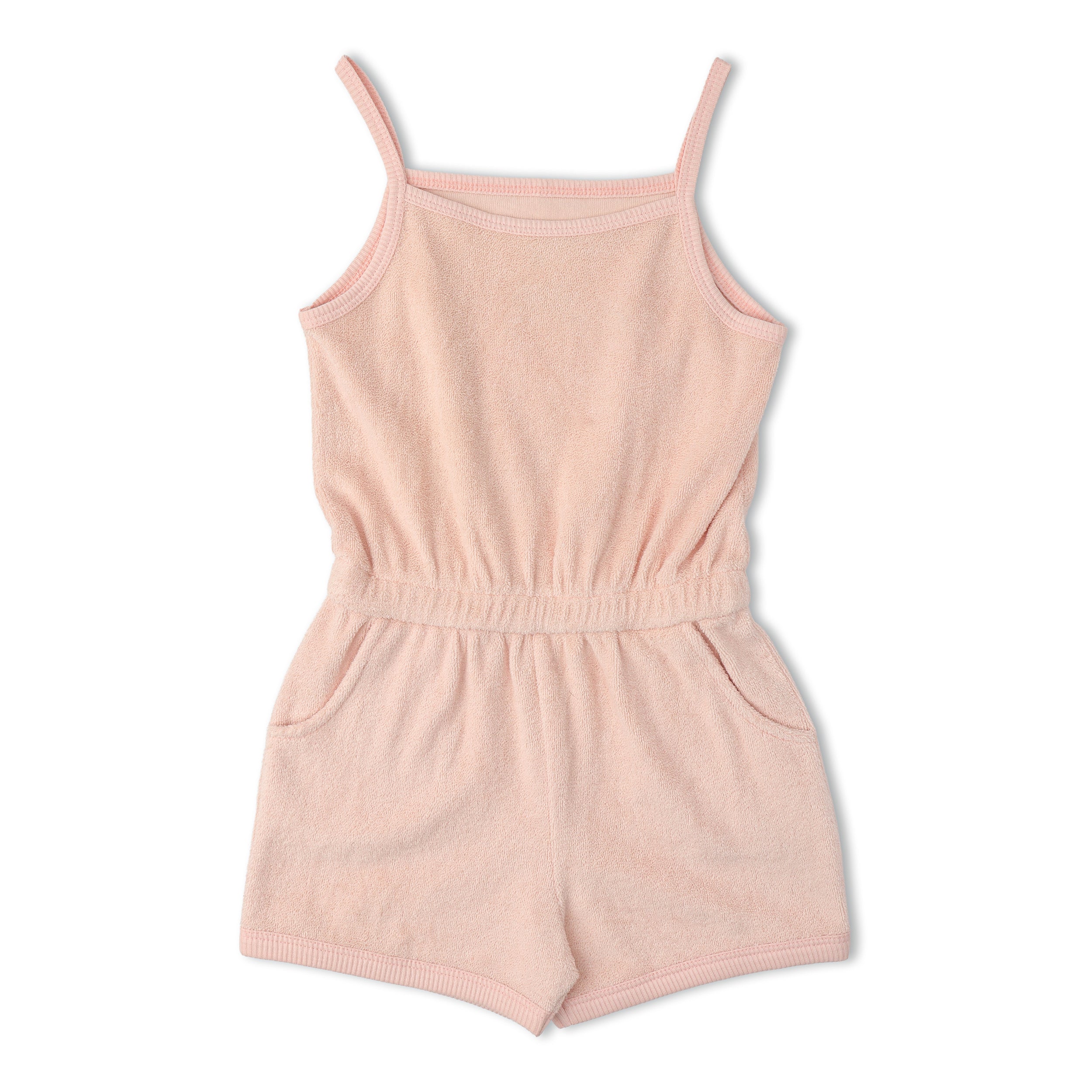 Makemake Organics - Organic Tank Romper - Blush