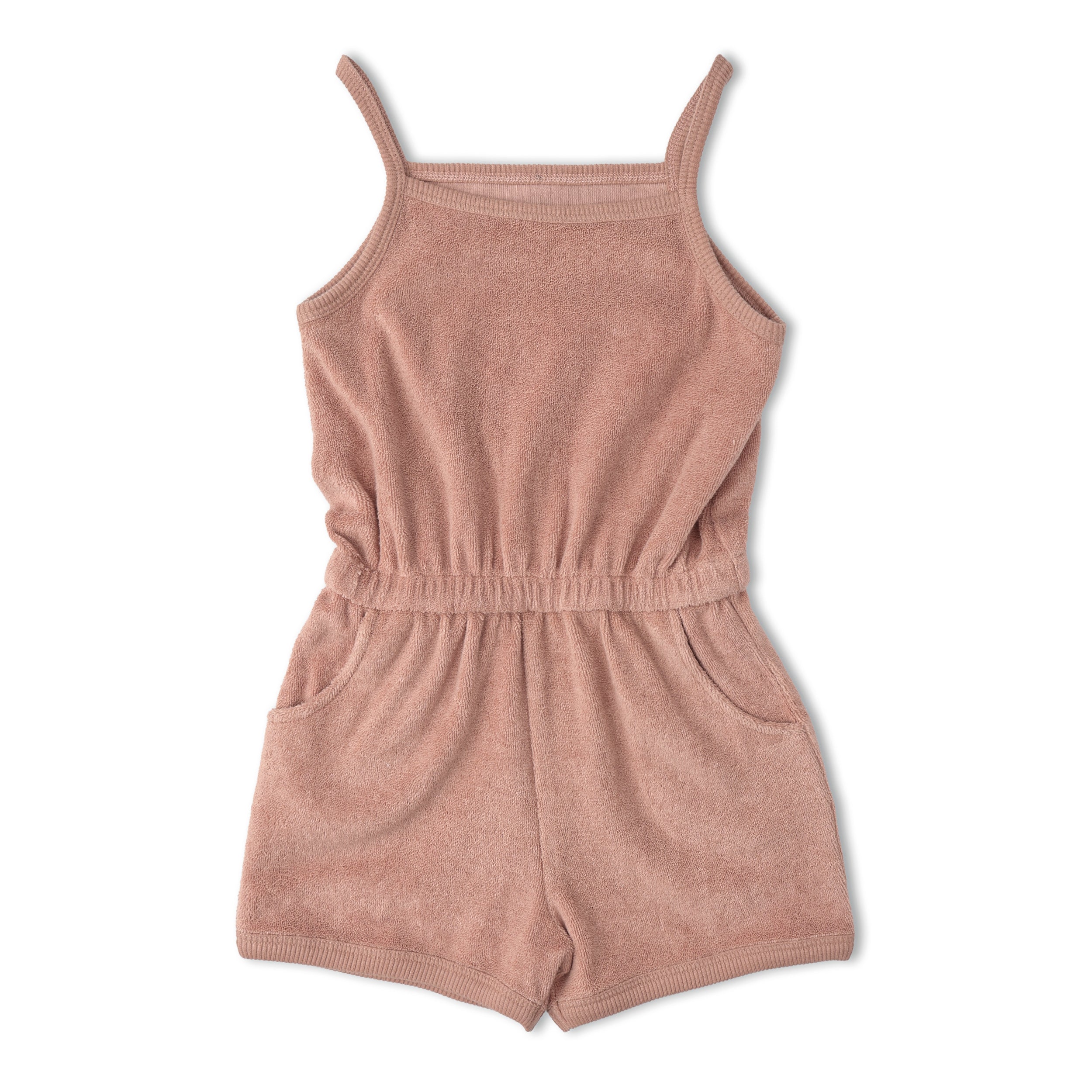 Makemake Organics - Organic Tank Romper - Clay
