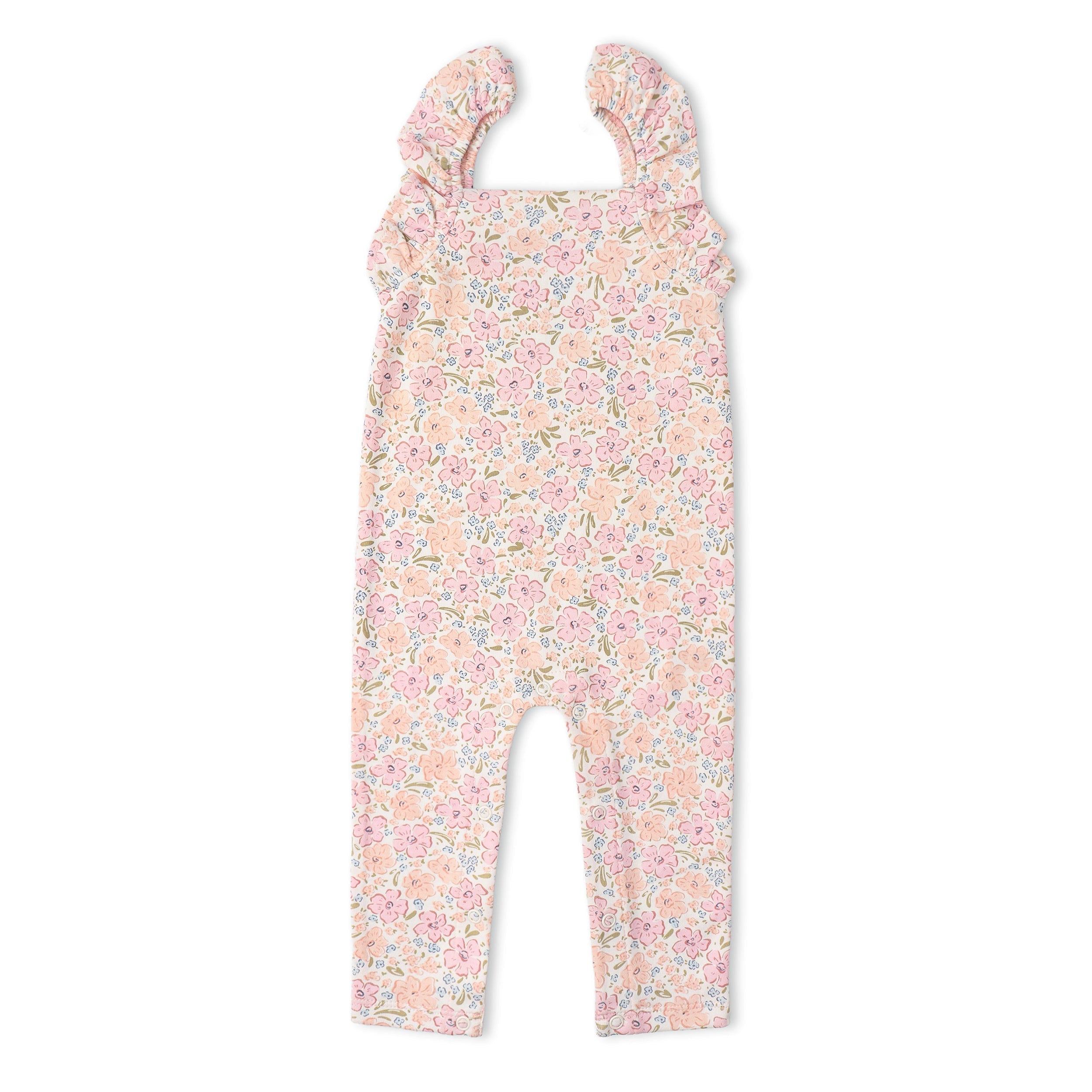 Makemake Organics - Organic Flutter Romper - Peony