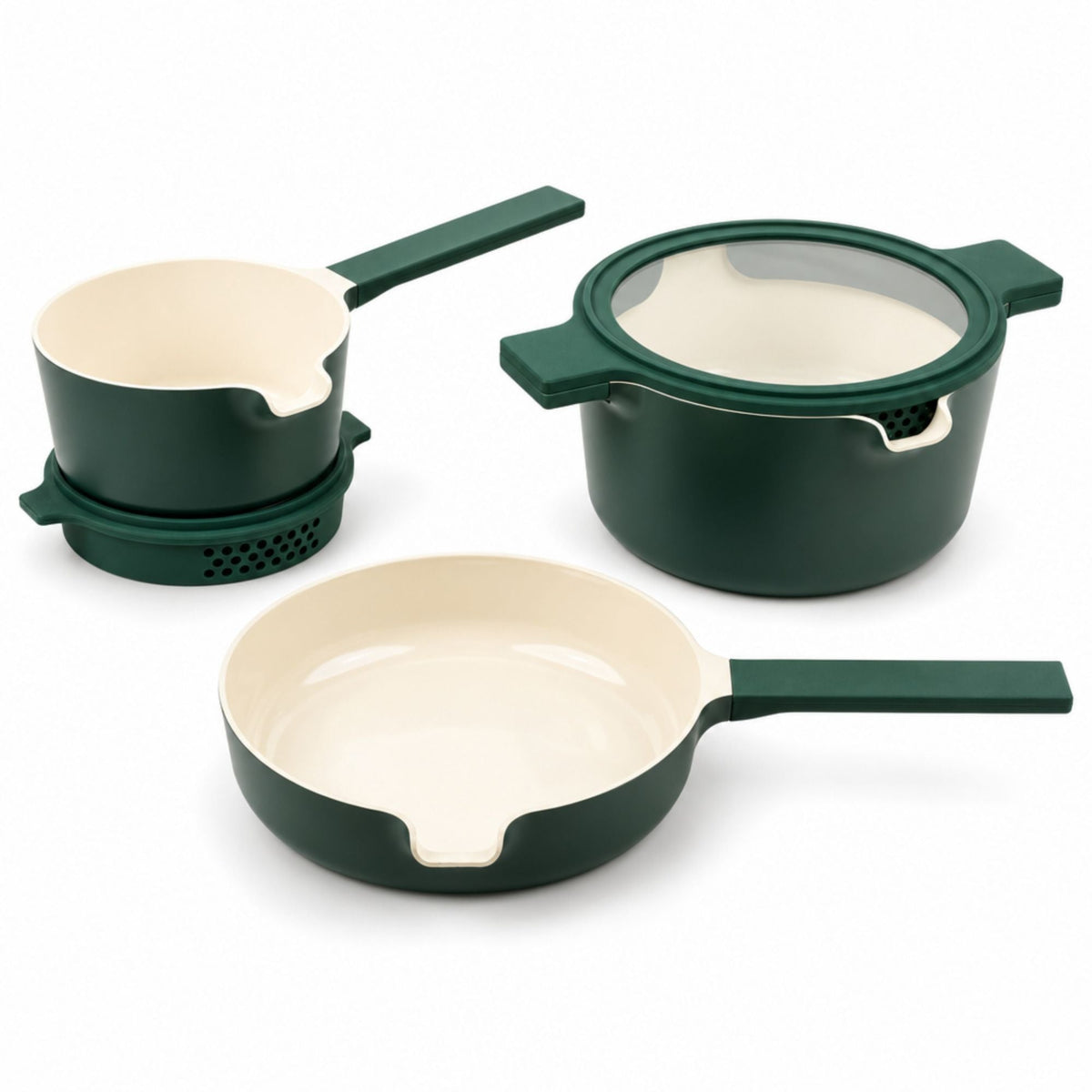 Alva Cookware Nonstick Stackable Set, 5-Piece