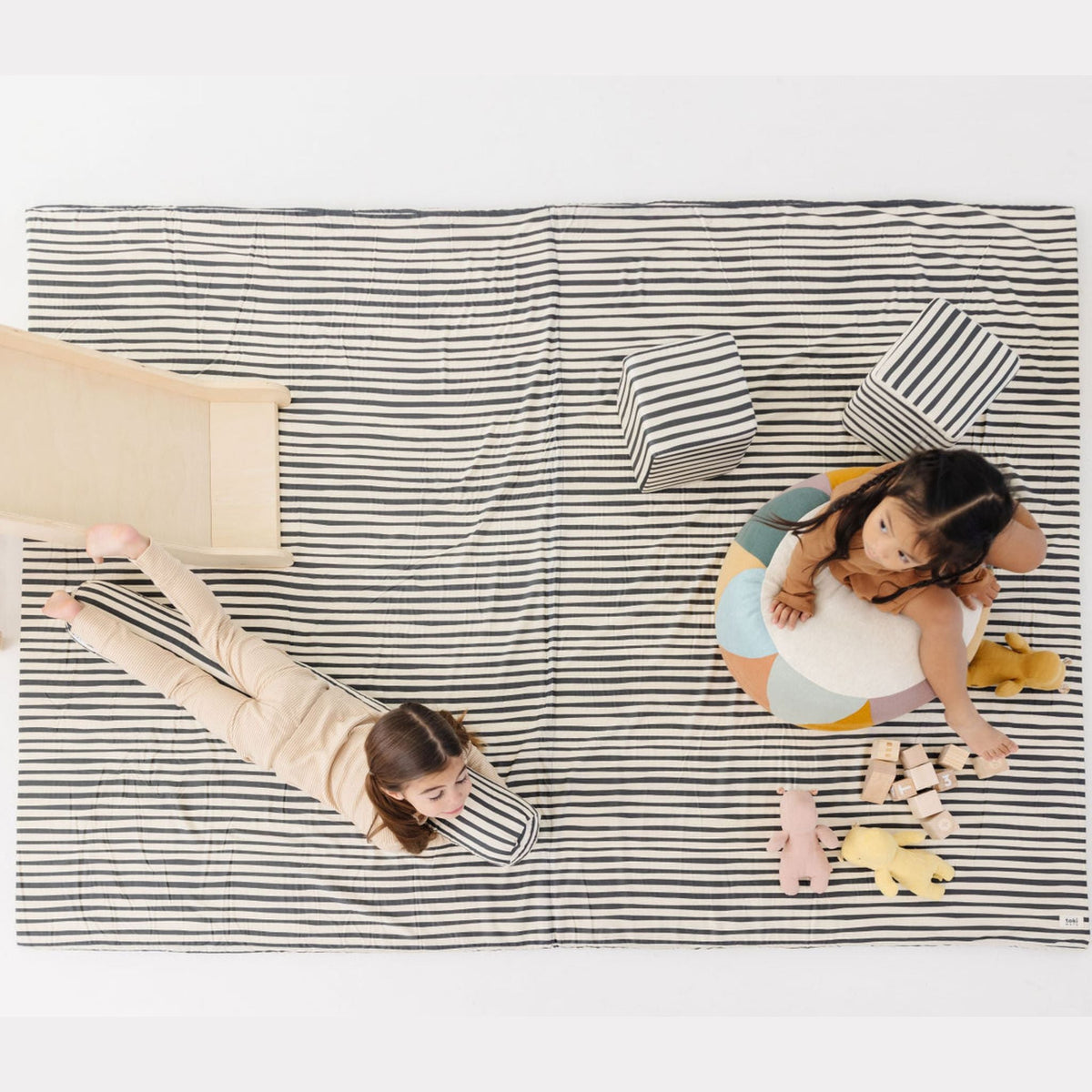 Toki Mats Bold Stripe Organic Cotton Mat