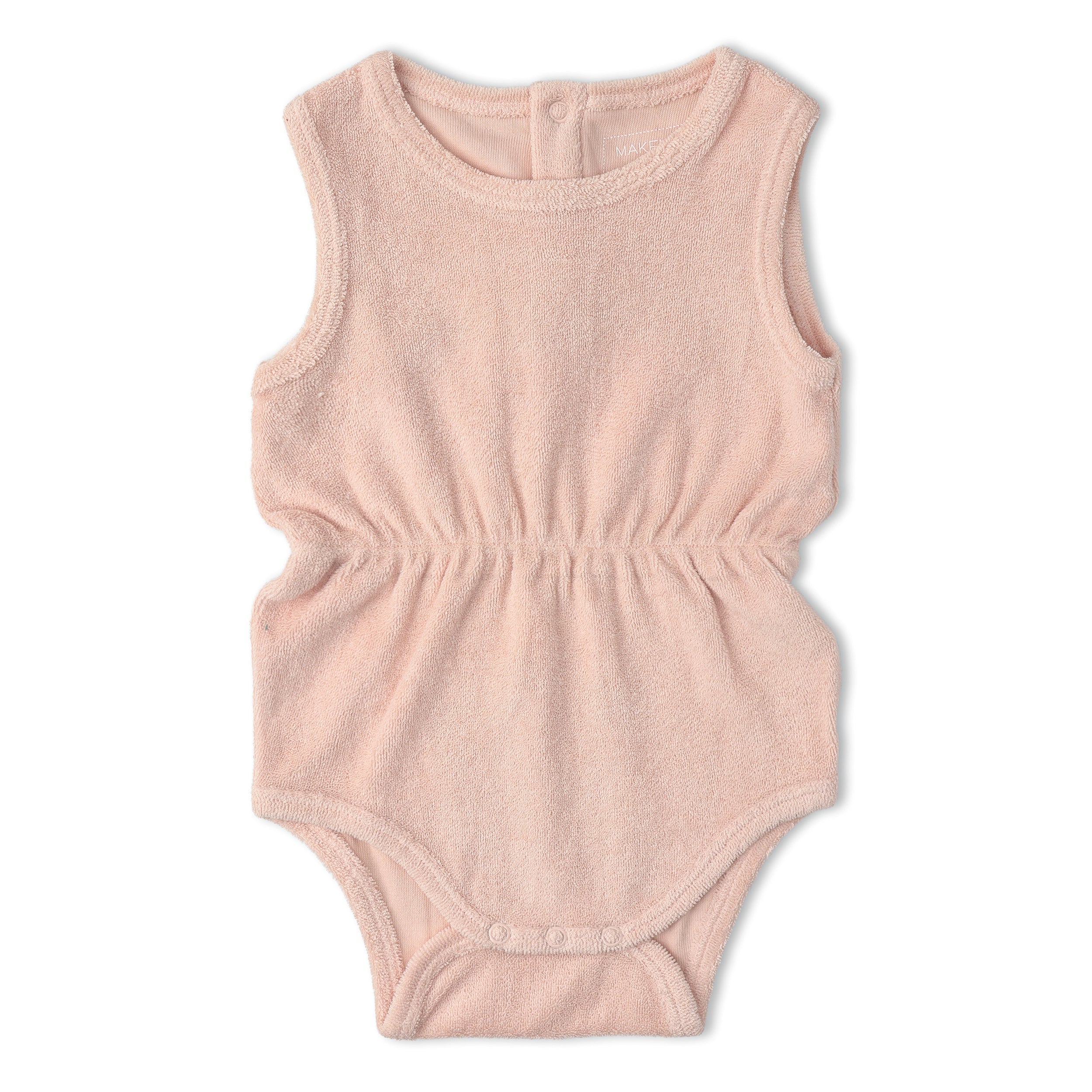 Makemake Organics - Organic Clinch Romper - Blush