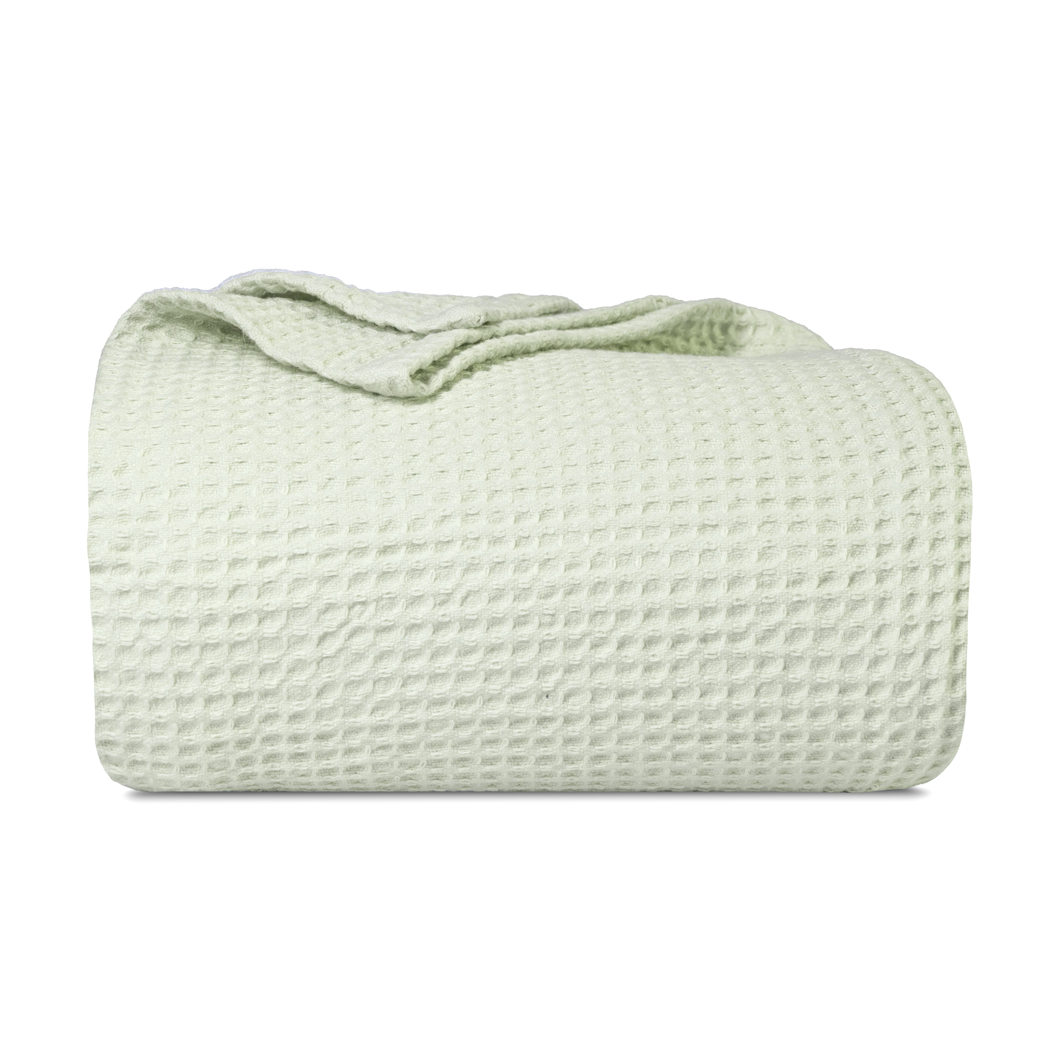 Organic Cotton Mart Waffle Weave Blanket