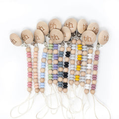 Three Hearts Petite Pacifier Clip