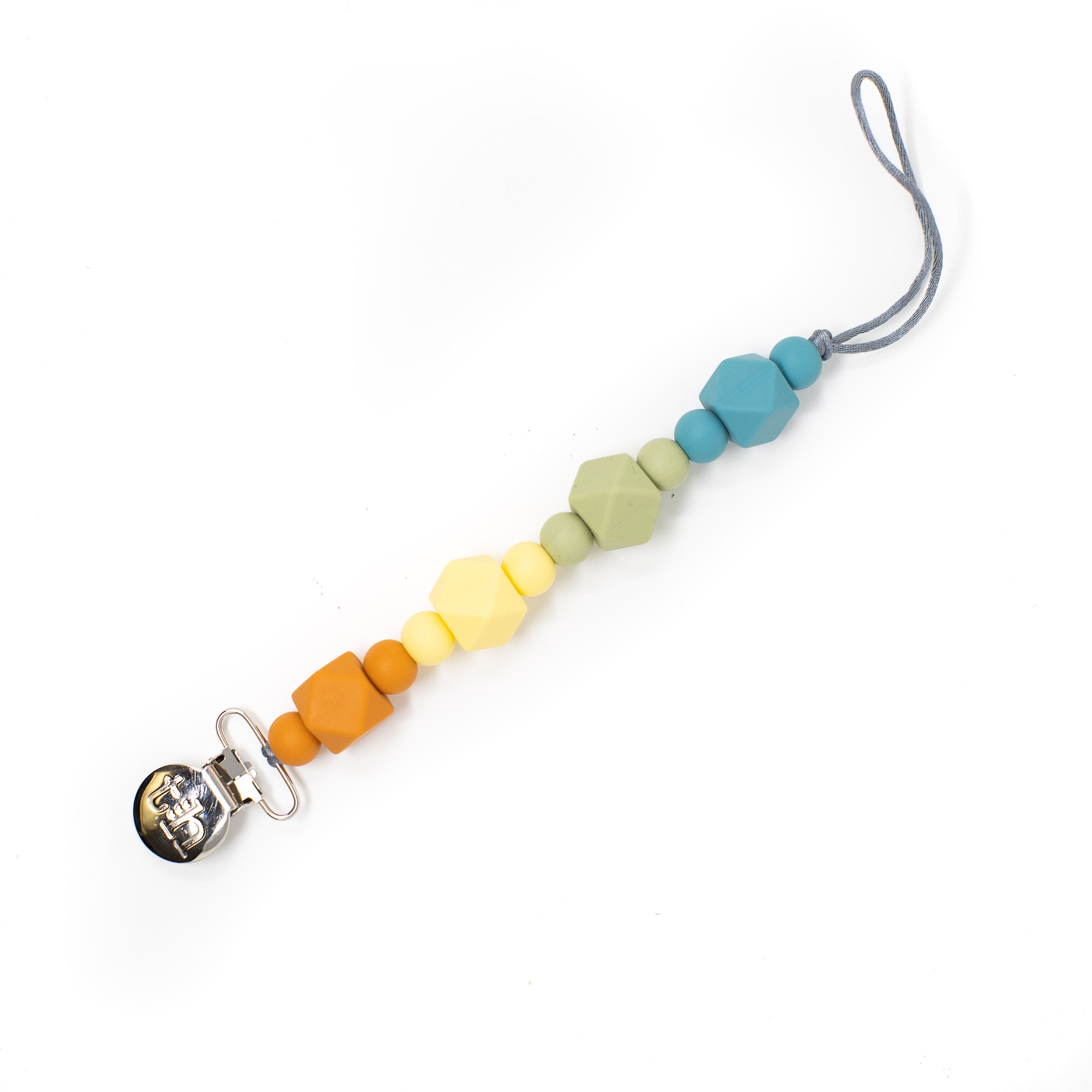 Three Hearts Grande Jewel Pacifier Clip - Food Grade BPA Free Silicone
