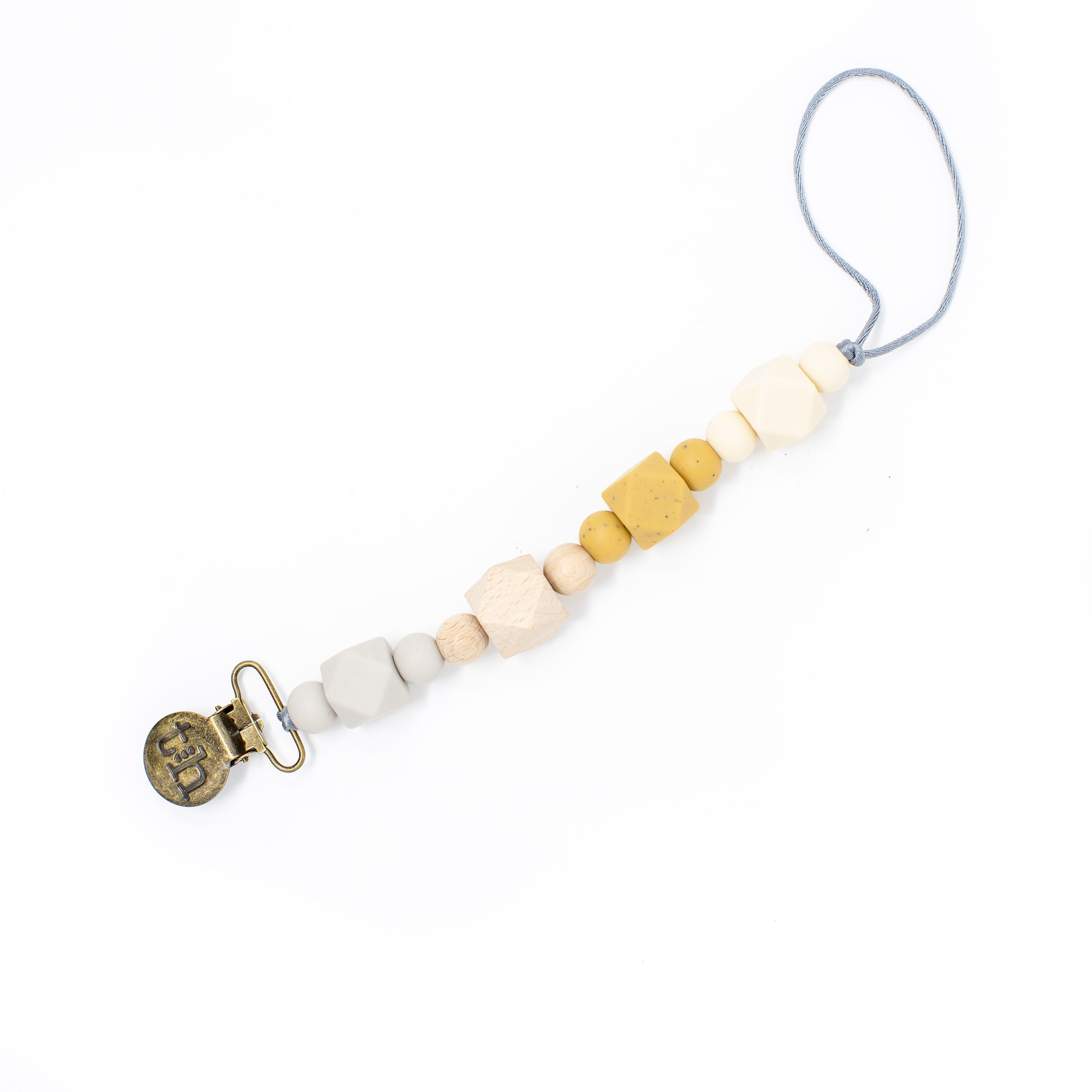 Three Hearts Grande Jewel Pacifier Clip - Food Grade BPA Free Silicone