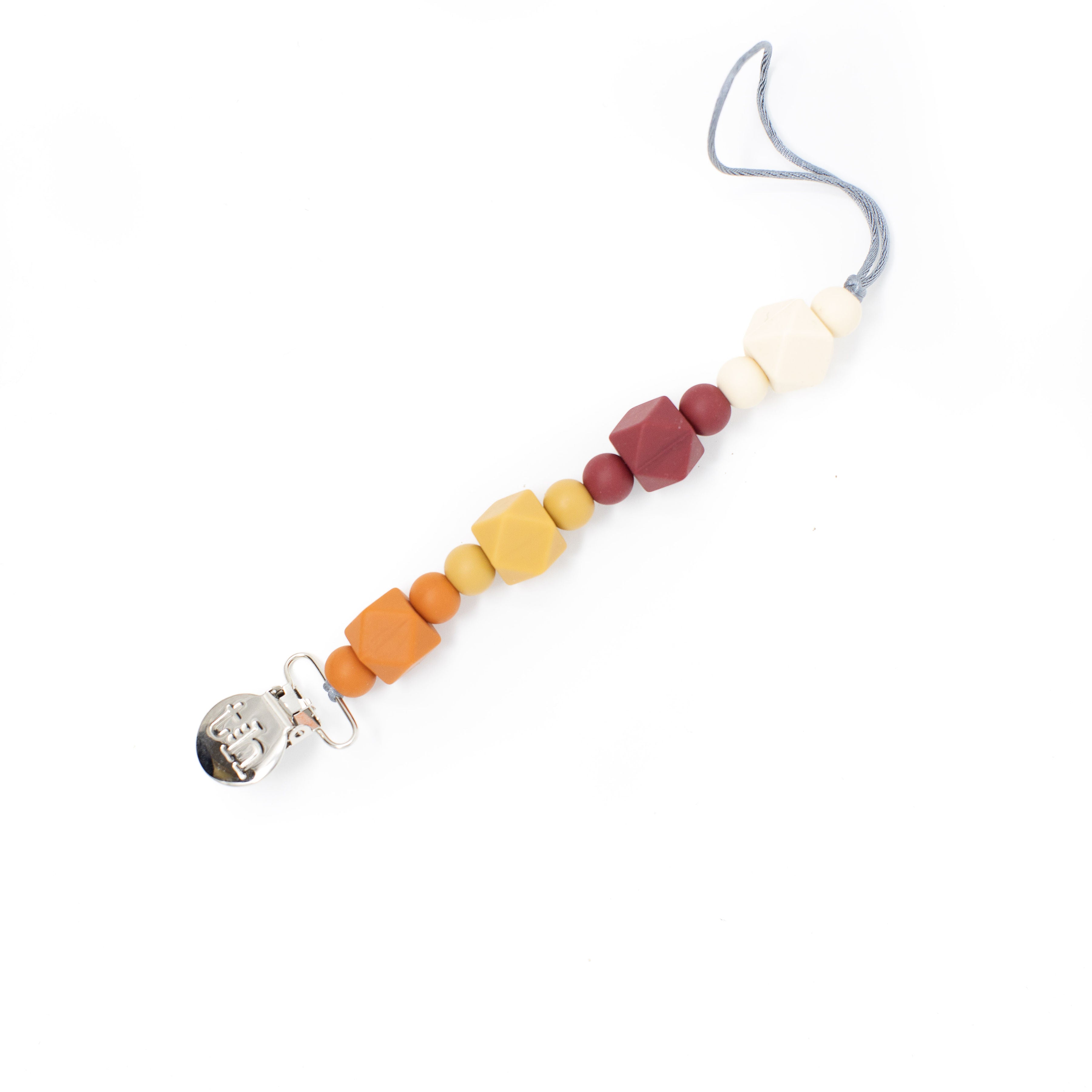 Three Hearts Grande Jewel Pacifier Clip - Food Grade BPA Free Silicone