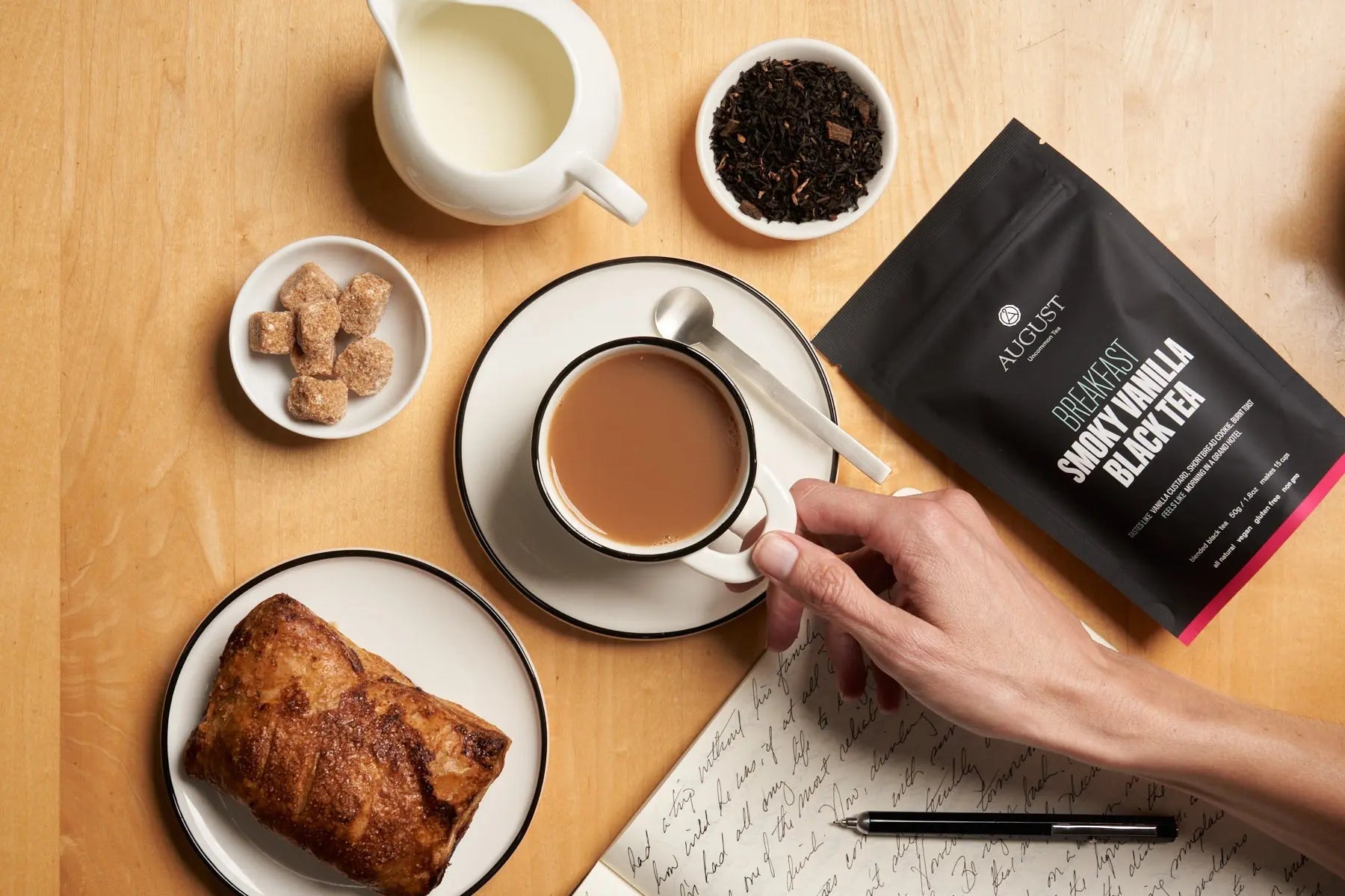 August Uncommon Tea Breakfast - Smoky Vanilla Black Tea