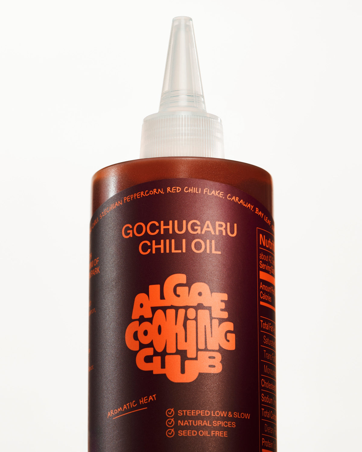 Algae Cooking Club algae cooking oil bottle