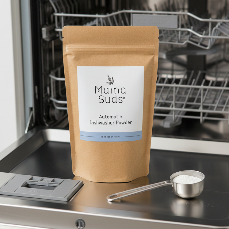 MamaSuds Automatic Dishwasher Powder | Nontoxic and Eco-Friendly
