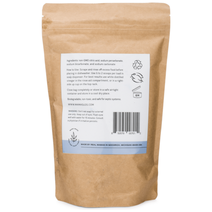 MamaSuds Automatic Dishwasher Powder | Nontoxic and Eco-Friendly