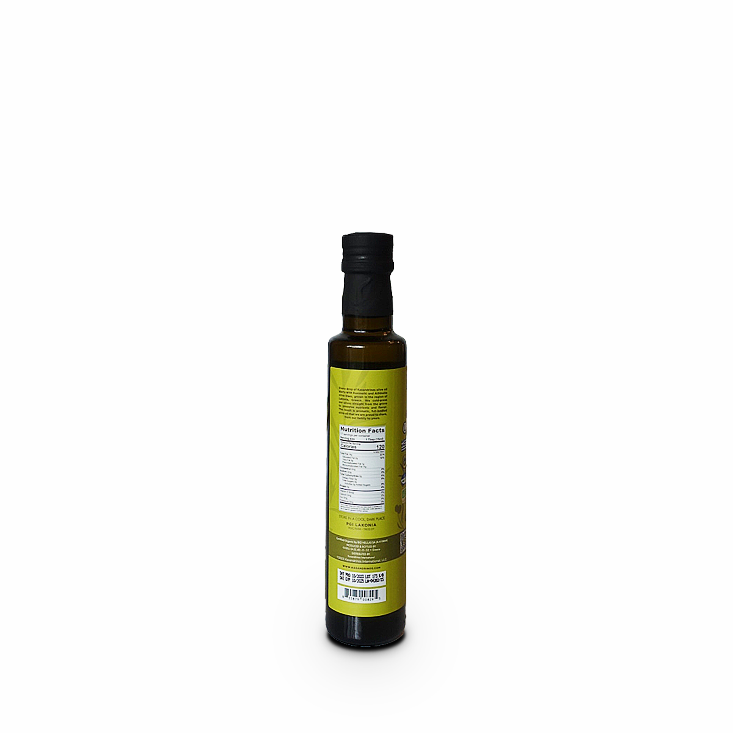 Kasandrinos International 250ml Bottle - Organic EVOO