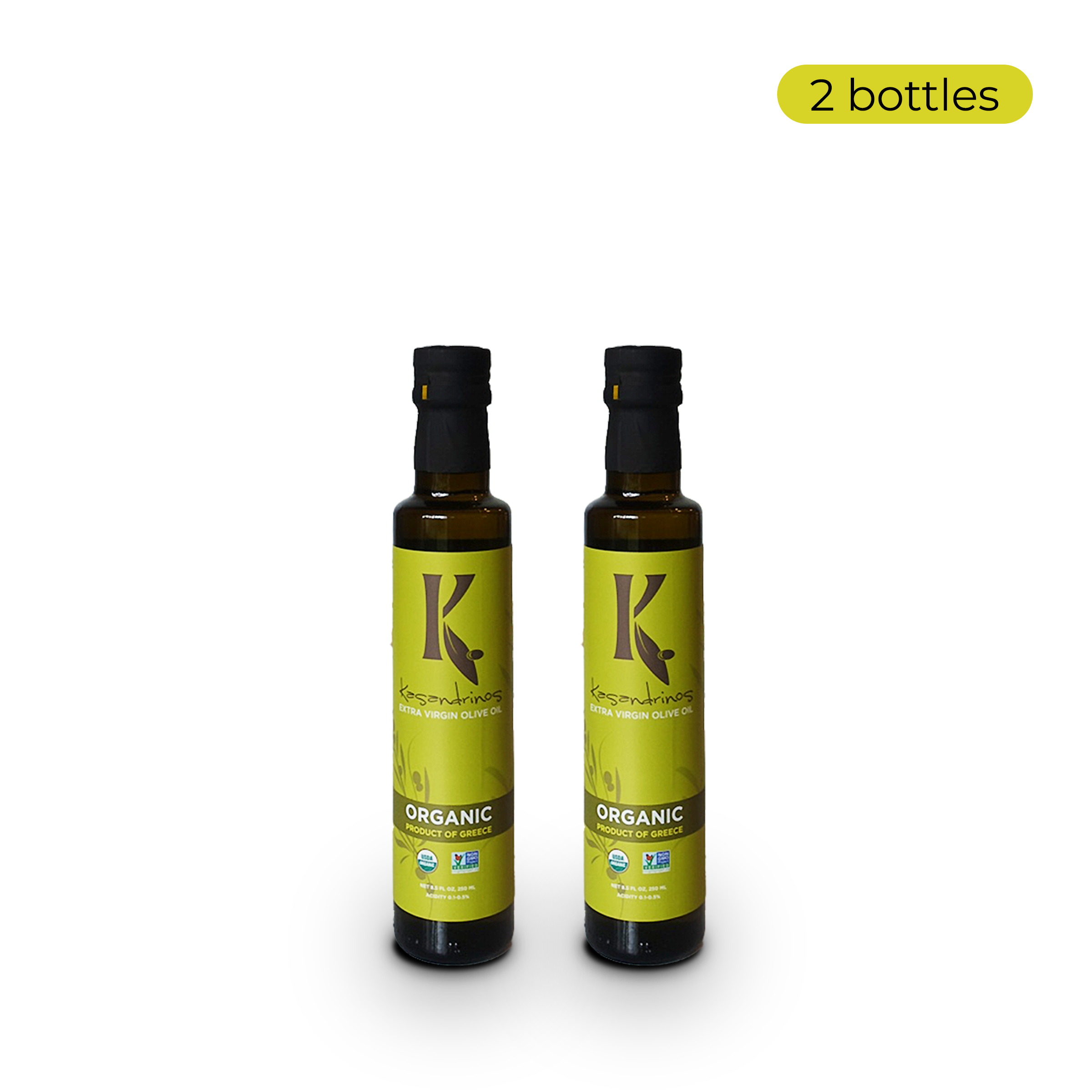 Kasandrinos International 250ml Bottle - Organic EVOO