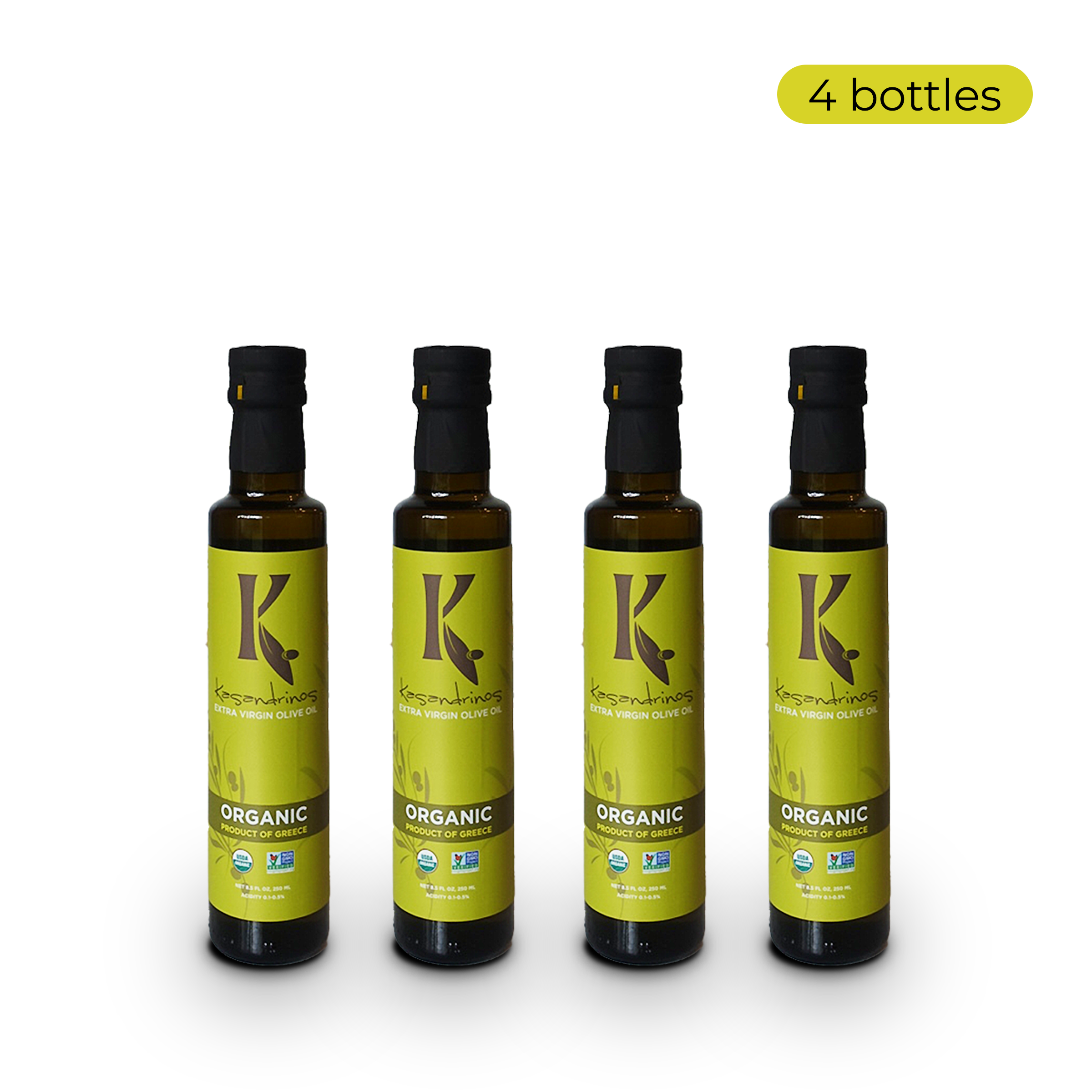 Kasandrinos International 250ml Bottle - Organic EVOO