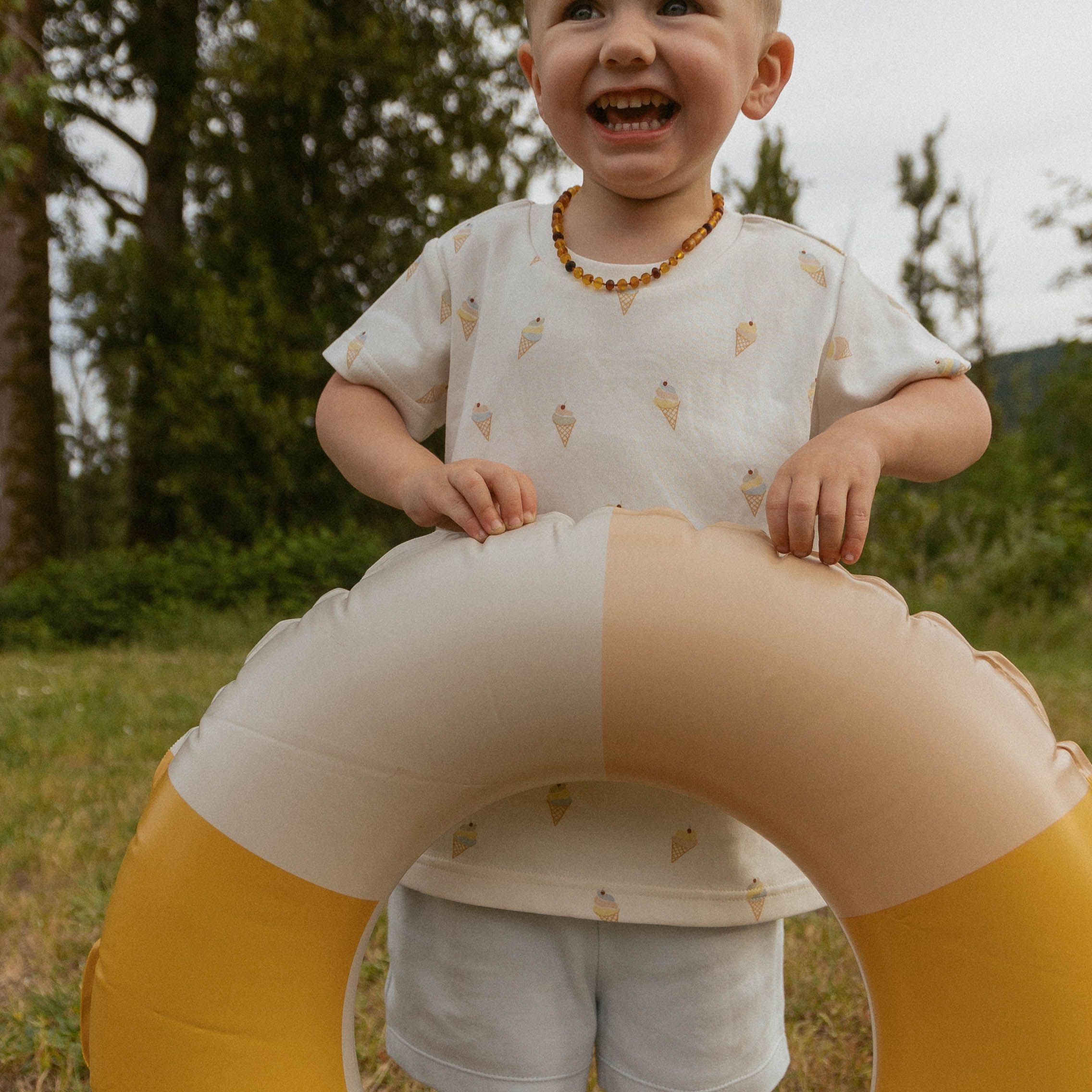 Makemake Organics - Organic Tee & Shorts Set - Ice Cream