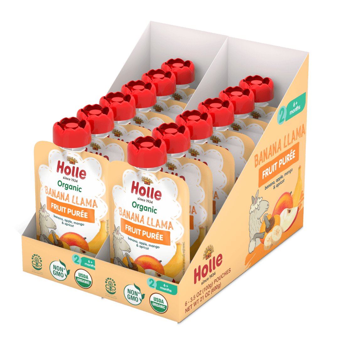 Holle Organic Banana Llama Fruit Pouches